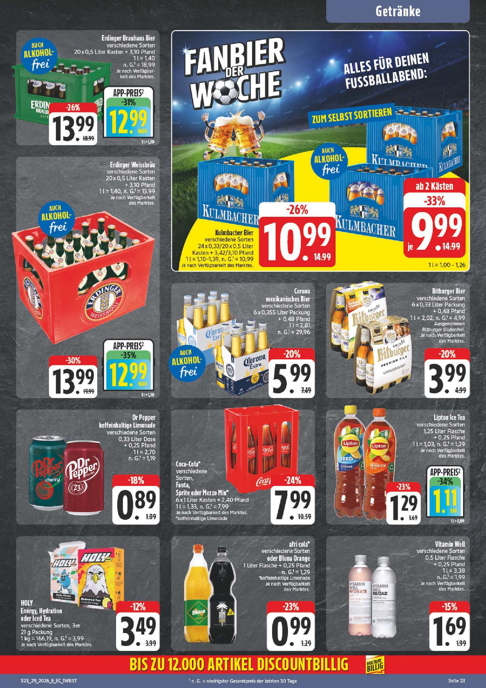 Edeka Prospekt ab Montag - Bayern Nord Seite 23