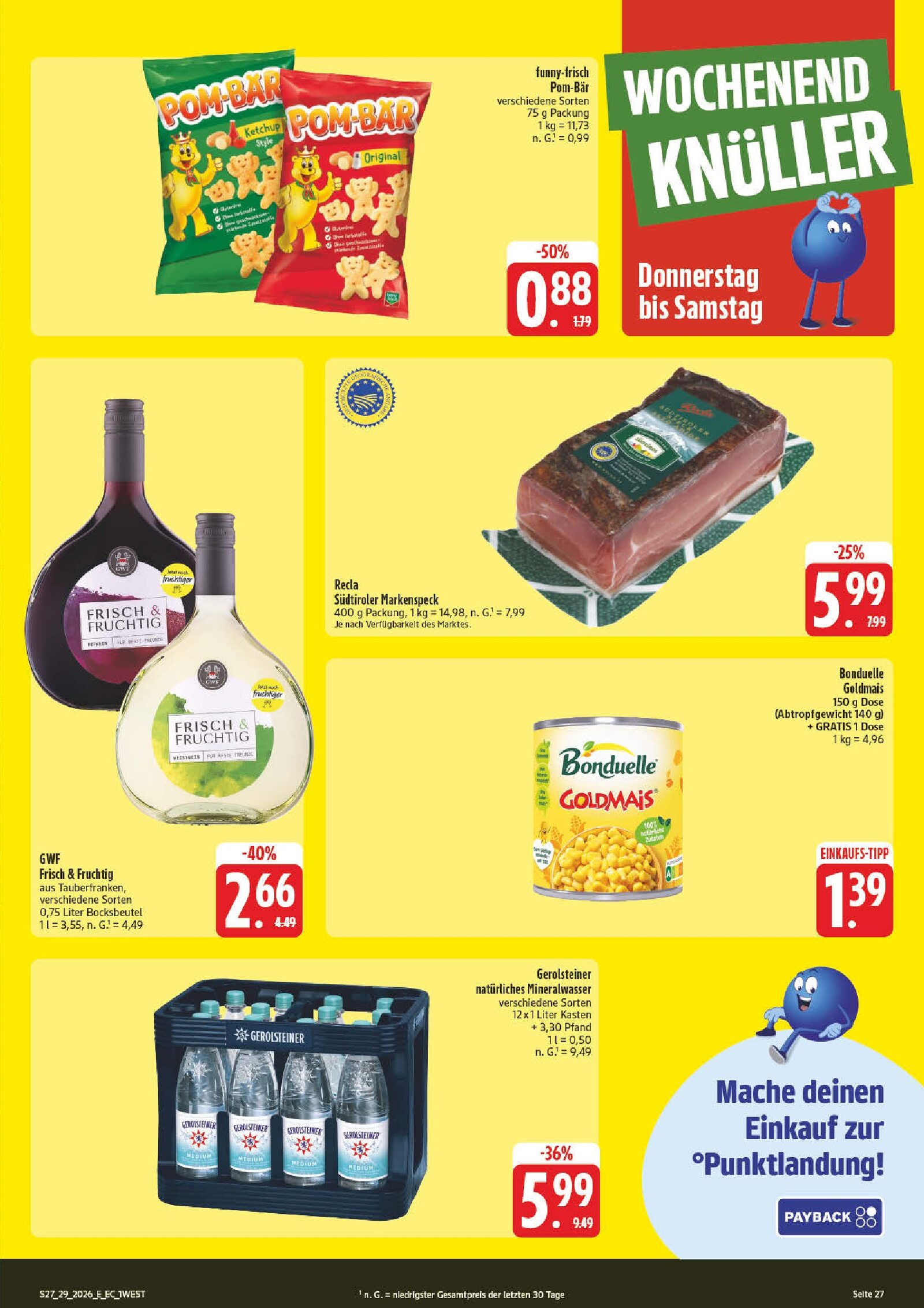 Edeka Prospekt ab Montag - Bayern Nord Seite 27