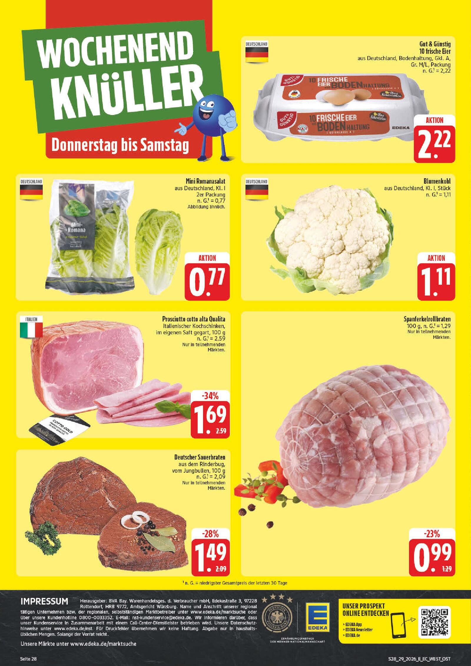 Edeka Prospekt ab Montag - Bayern Nord Seite 28