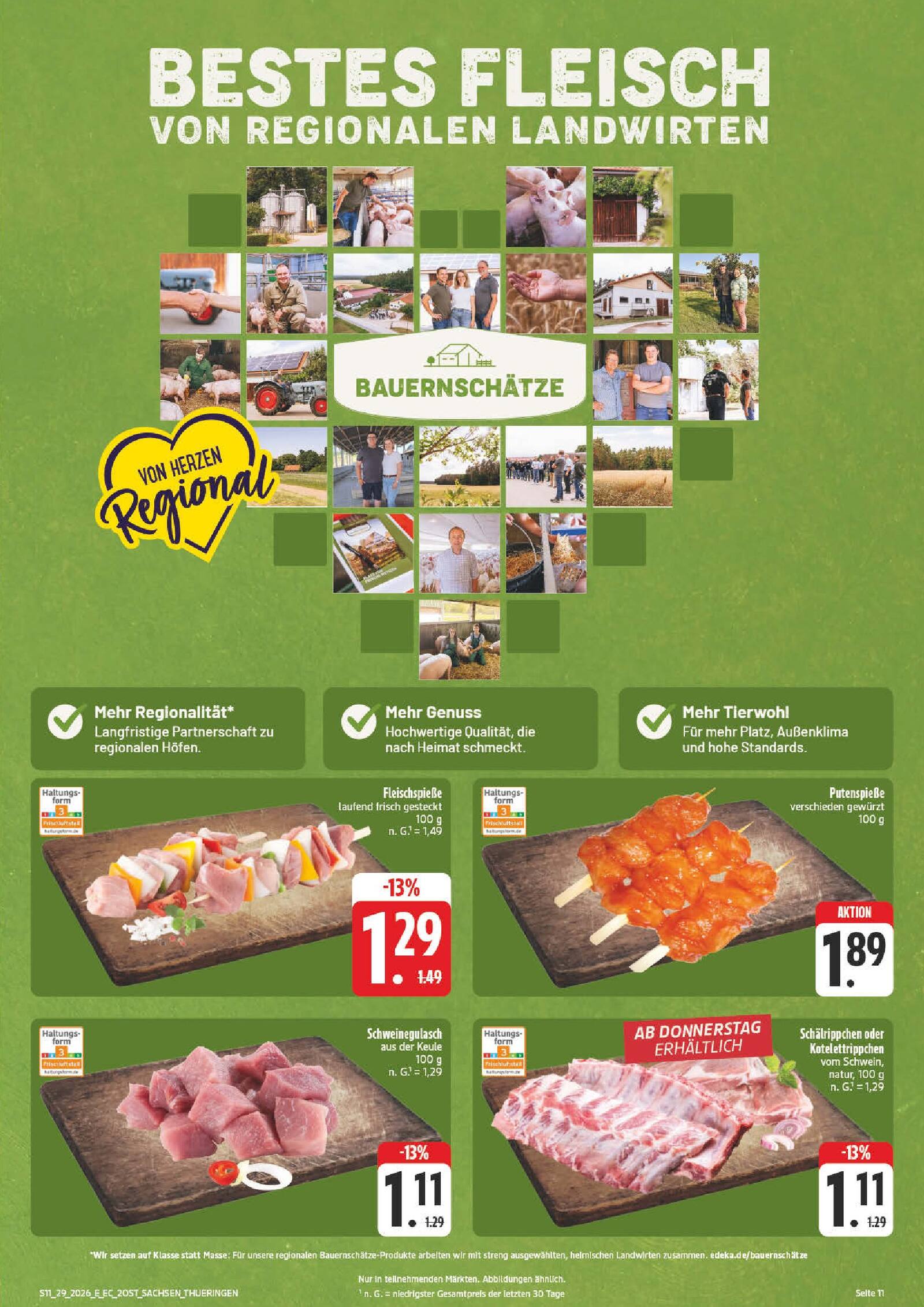 Edeka Prospekt ab Montag - Sachsen Seite 11