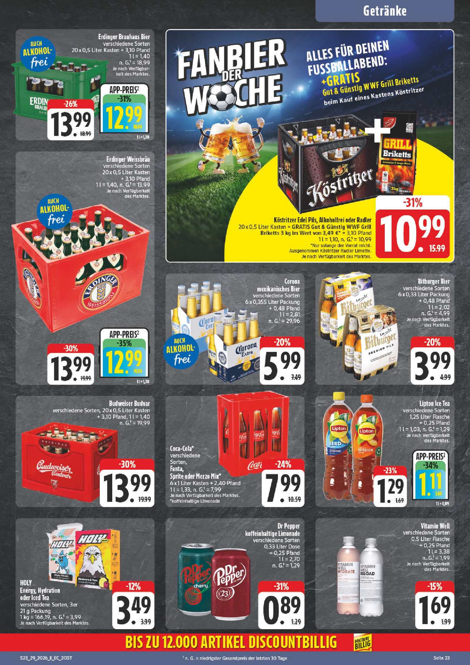 Edeka Prospekt ab Montag - Sachsen Seite 23