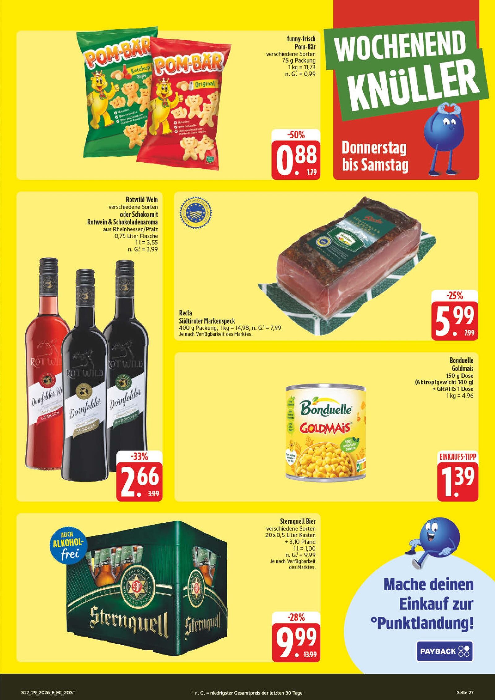 Edeka Prospekt ab Montag - Sachsen Seite 27