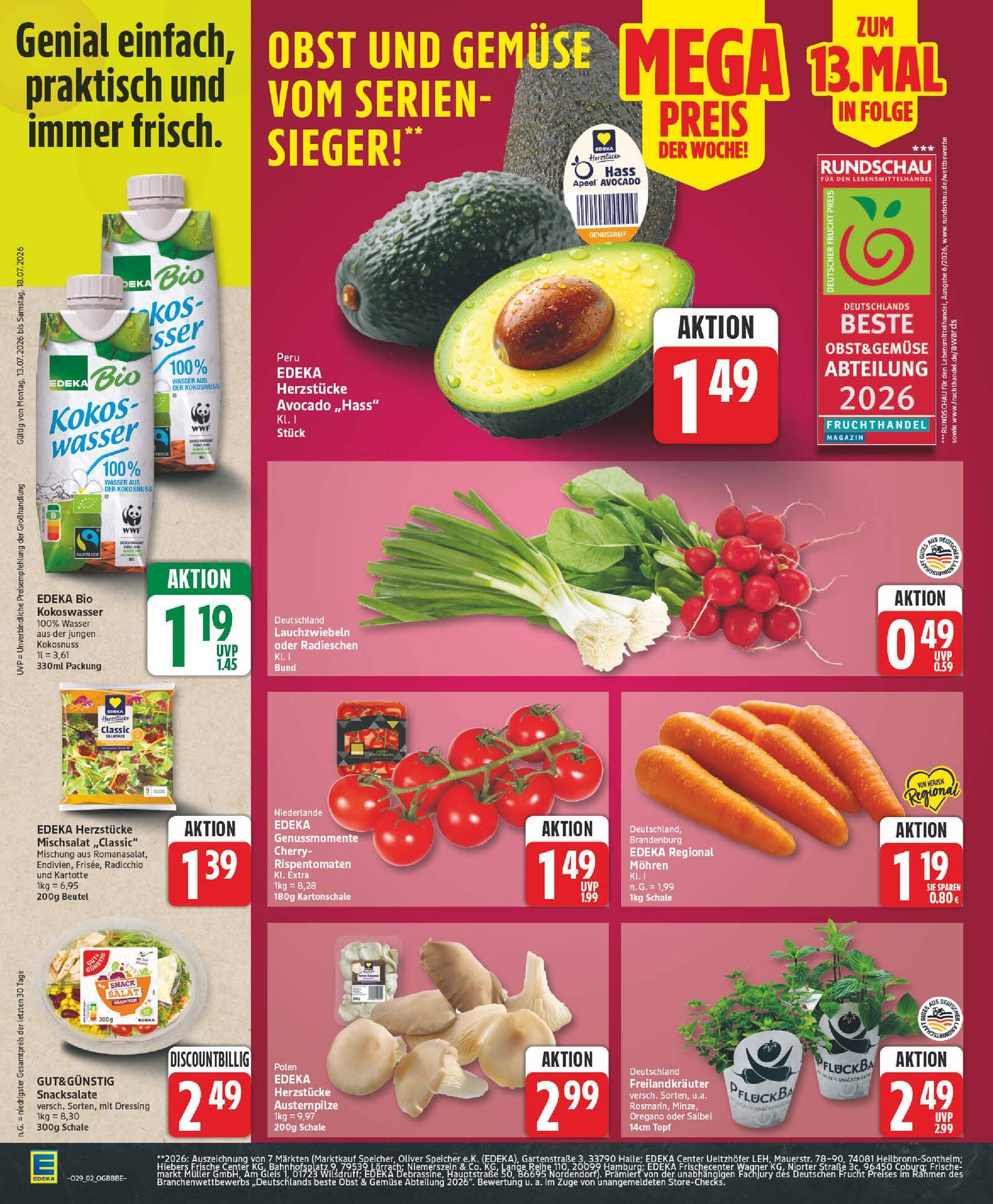 Edeka Prospekt ab Montag - Berlin Seite 2