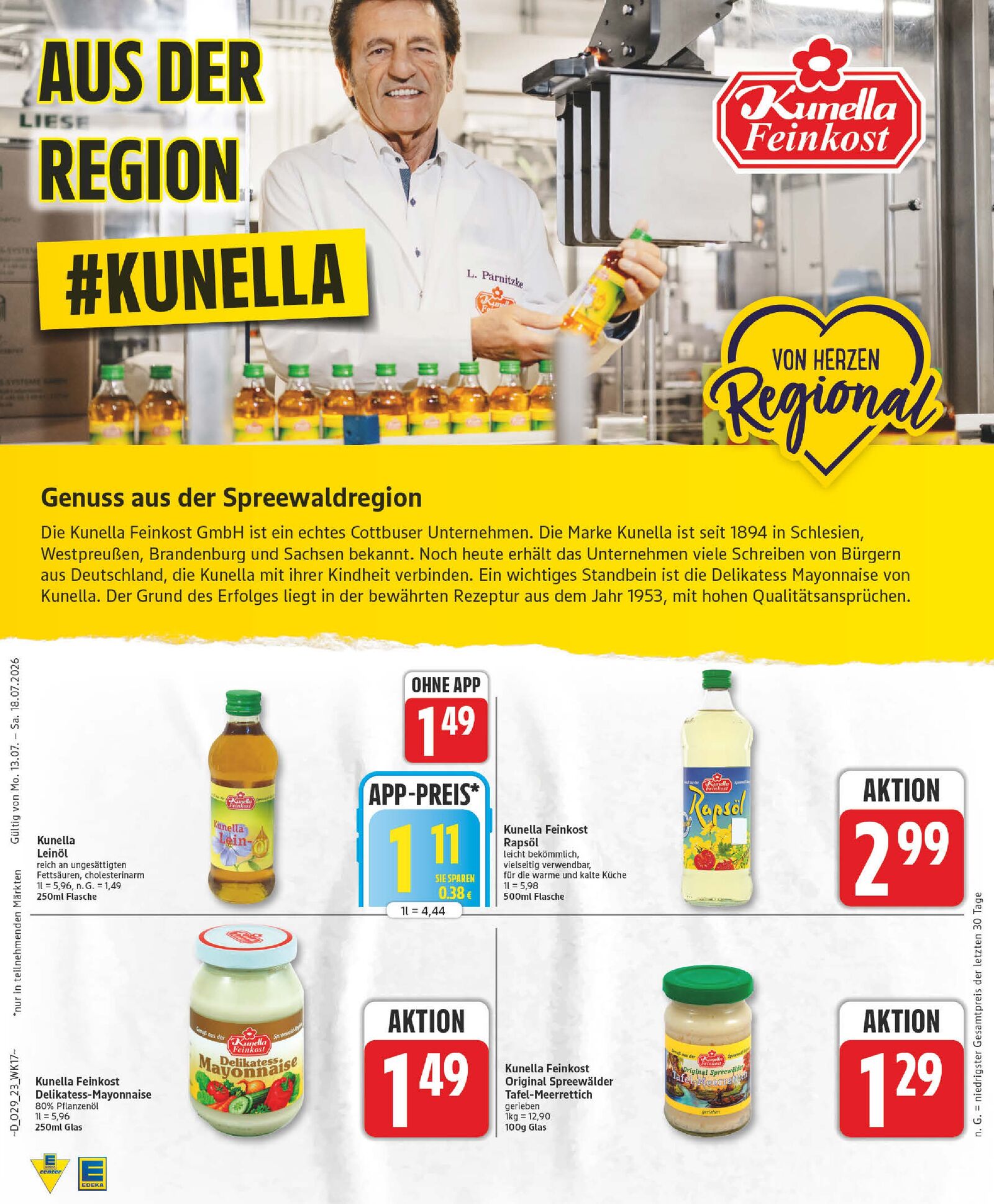 Edeka Prospekt ab Montag - Berlin Seite 23