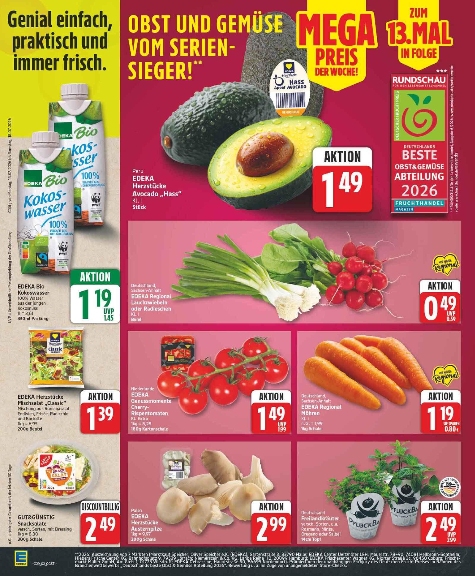 Edeka Prospekt ab Montag - Sachsen-Anhalt Seite 2