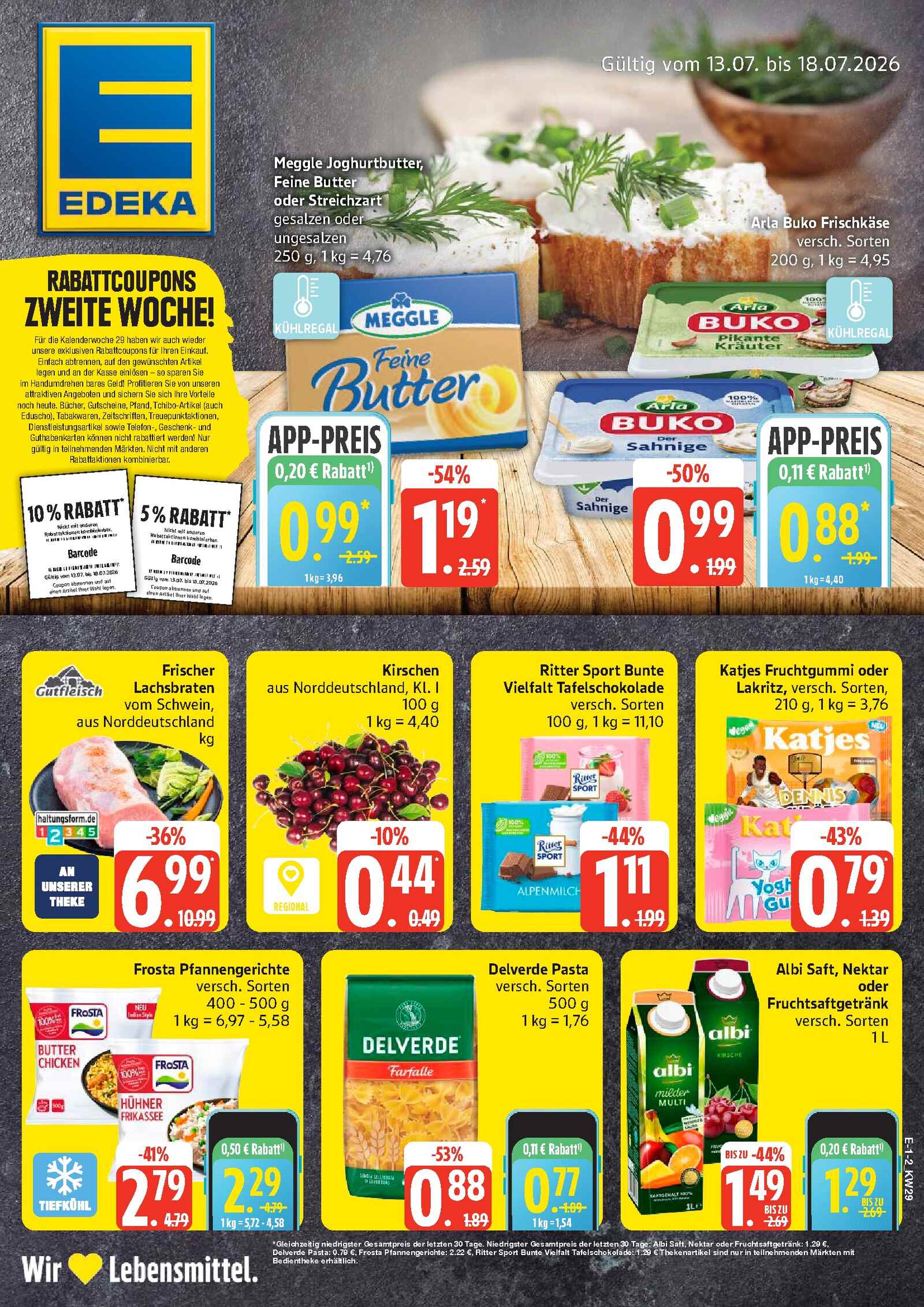 Edeka Prospekt ab Montag - Schleswig - Holstein Seite 1