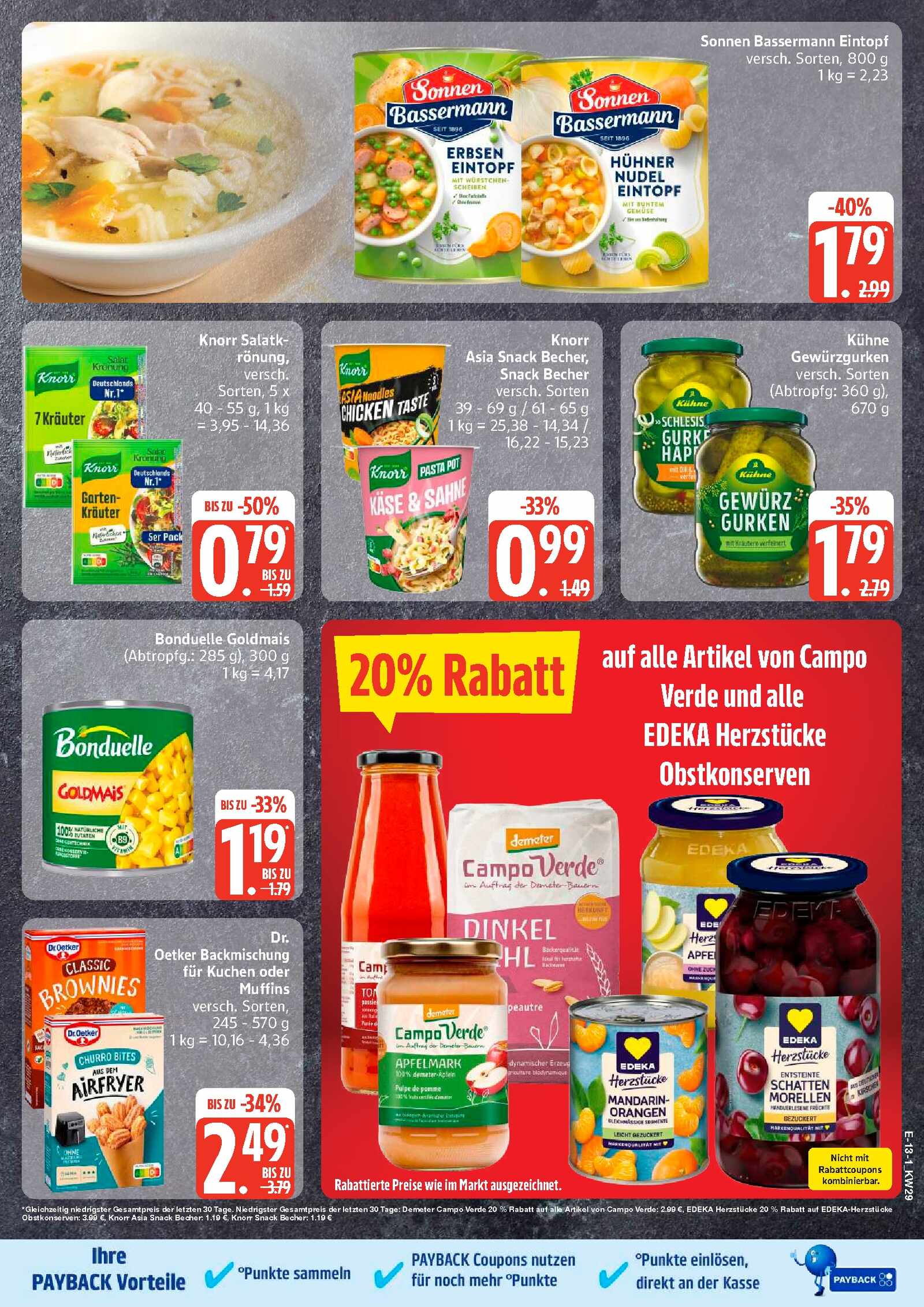 Edeka Prospekt ab Montag - Schleswig - Holstein Seite 16