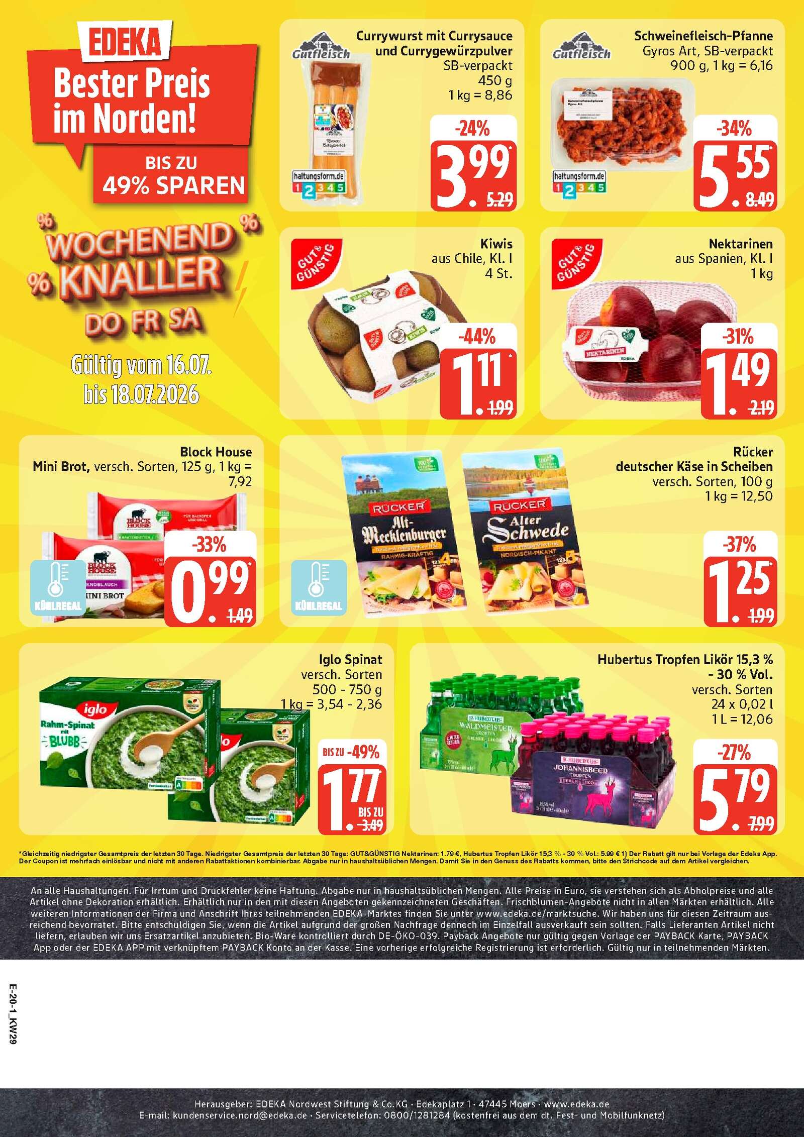 Edeka Prospekt ab Montag - Schleswig - Holstein Seite 27