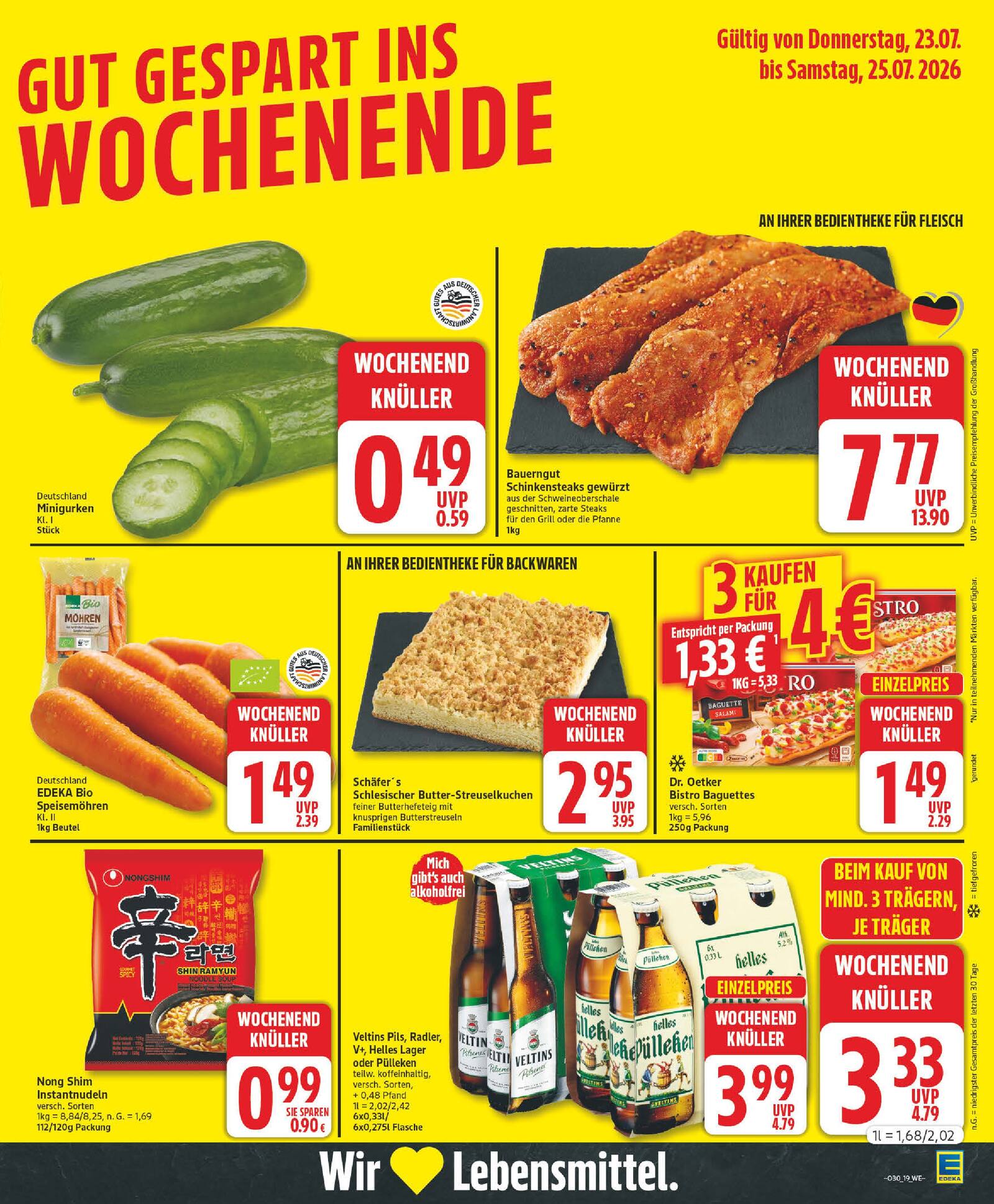 Edeka Prospekt ab Montag - Sachsen-Anhalt Seite 19
