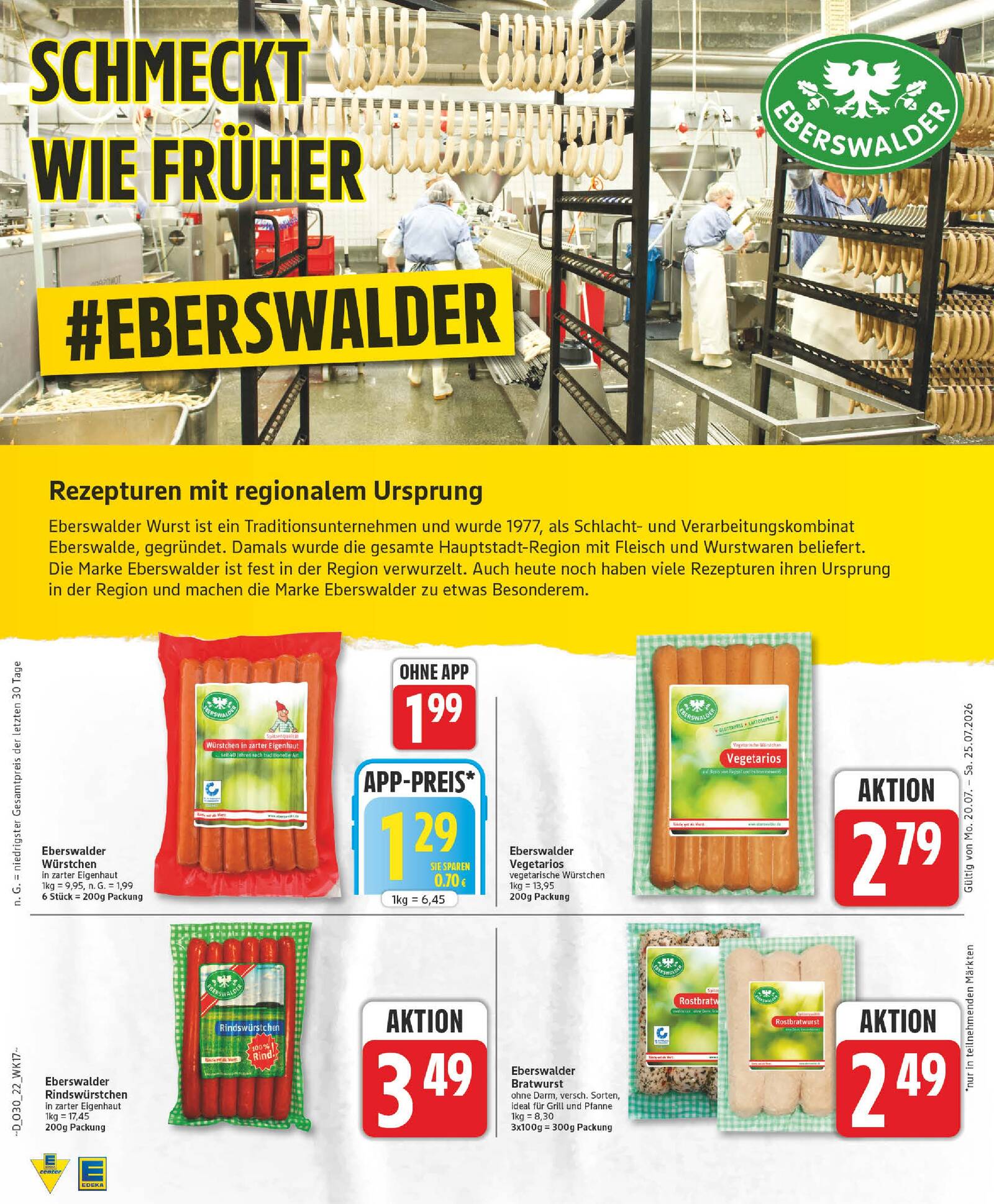 Edeka Prospekt ab Montag - Berlin Seite 22