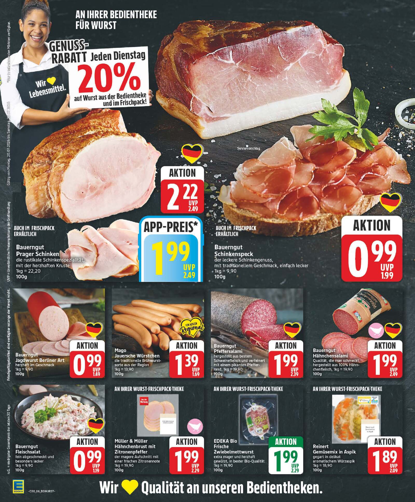 Edeka Prospekt ab Montag - Berlin Seite 6