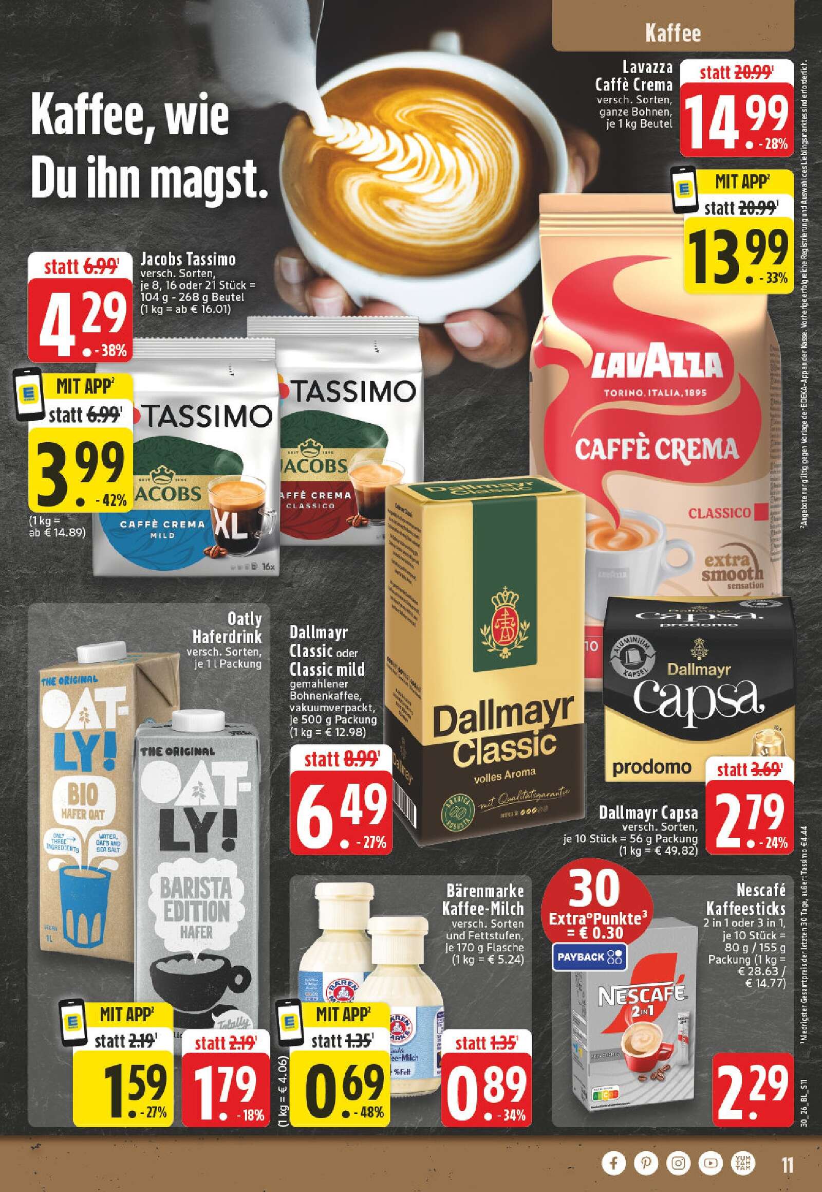 Edeka Prospekt ab Montag - Nordrhein - Westfalen Seite 11