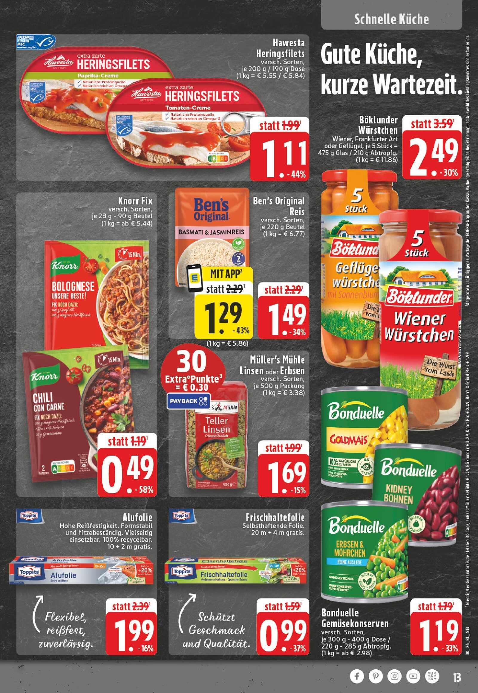 Edeka Prospekt ab Montag - Nordrhein - Westfalen Seite 13