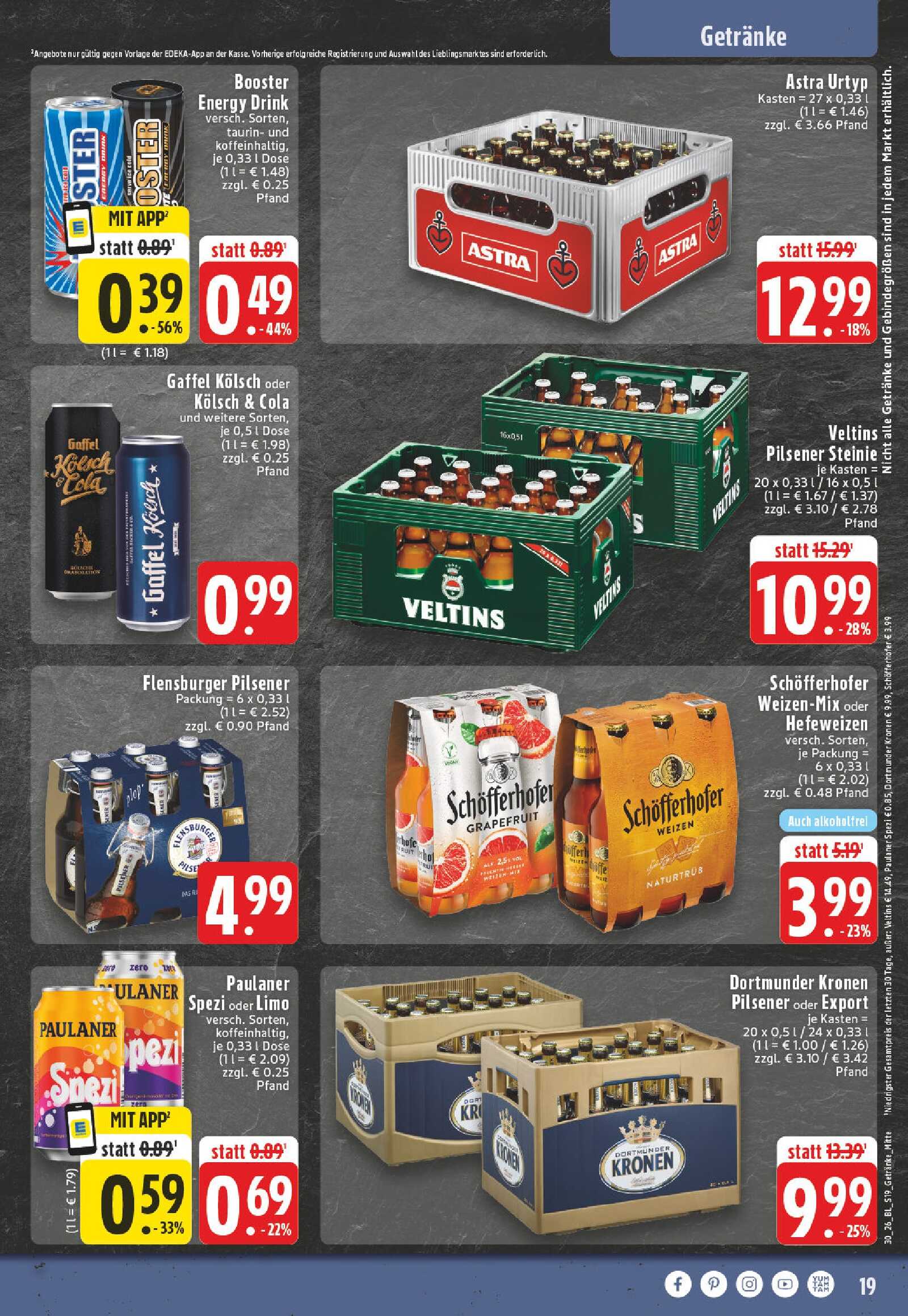 Edeka Prospekt ab Montag - Nordrhein - Westfalen Seite 19