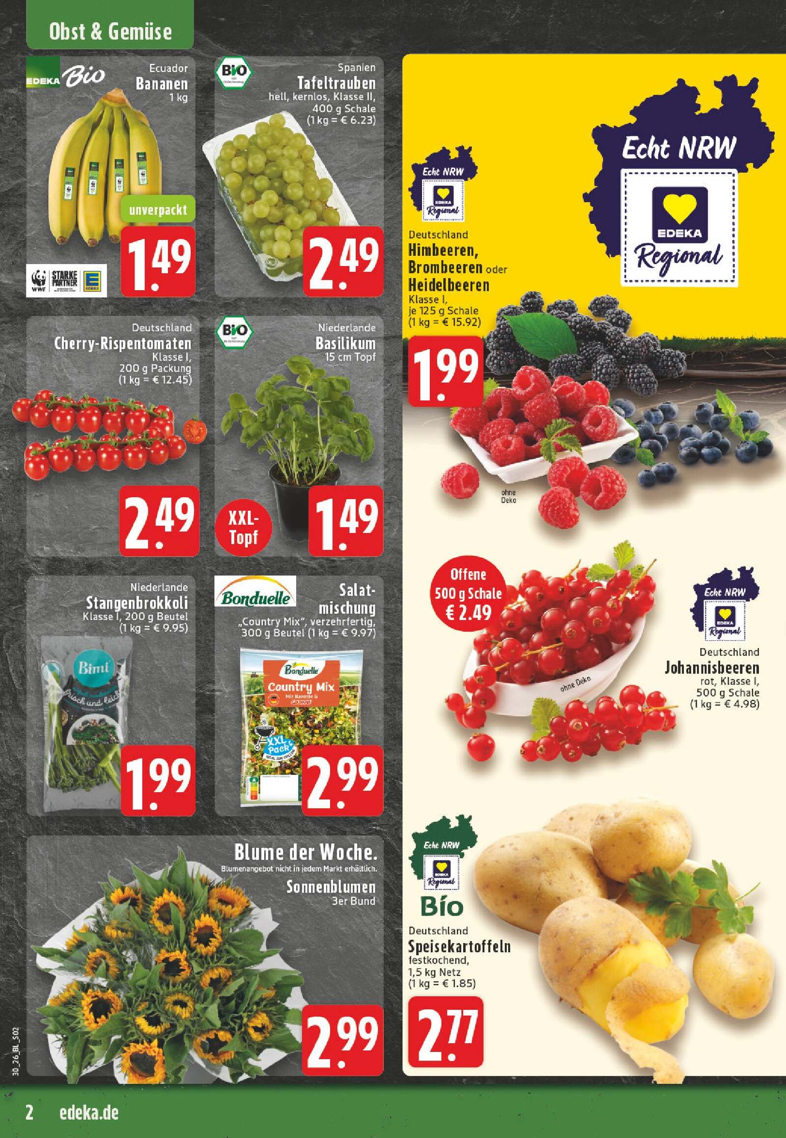 Edeka Prospekt ab Montag - Nordrhein - Westfalen Seite 2