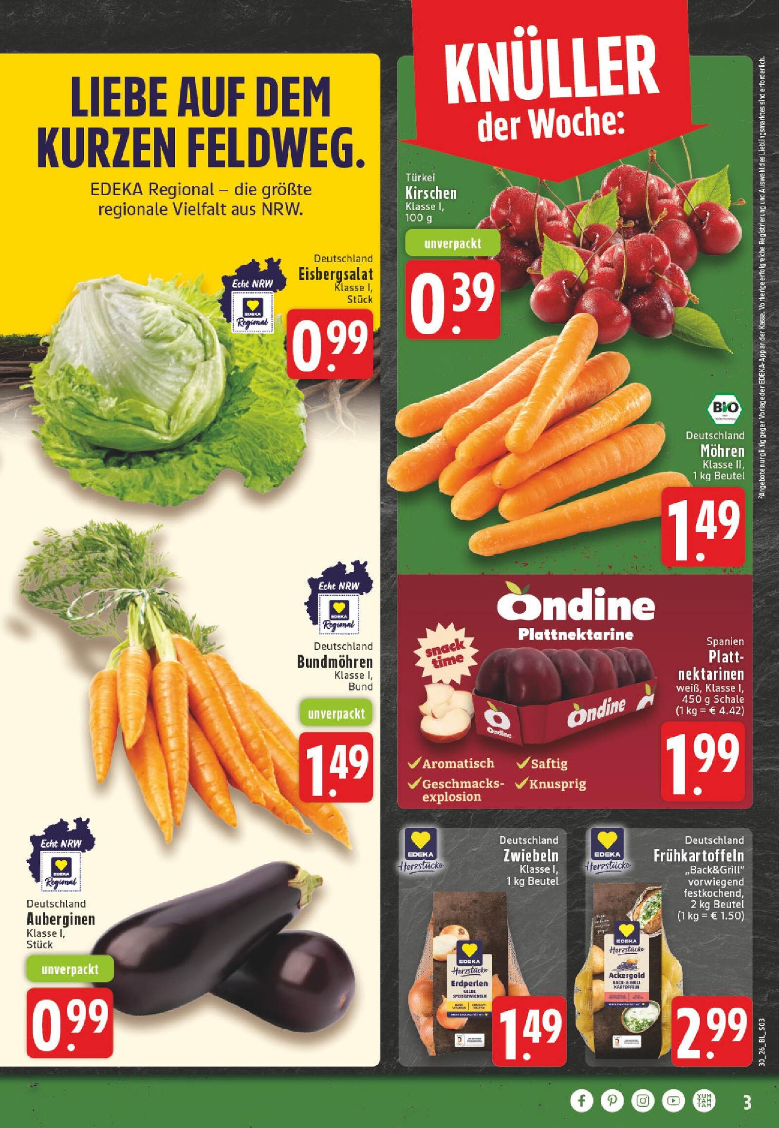 Edeka Prospekt ab Montag - Nordrhein - Westfalen Seite 3