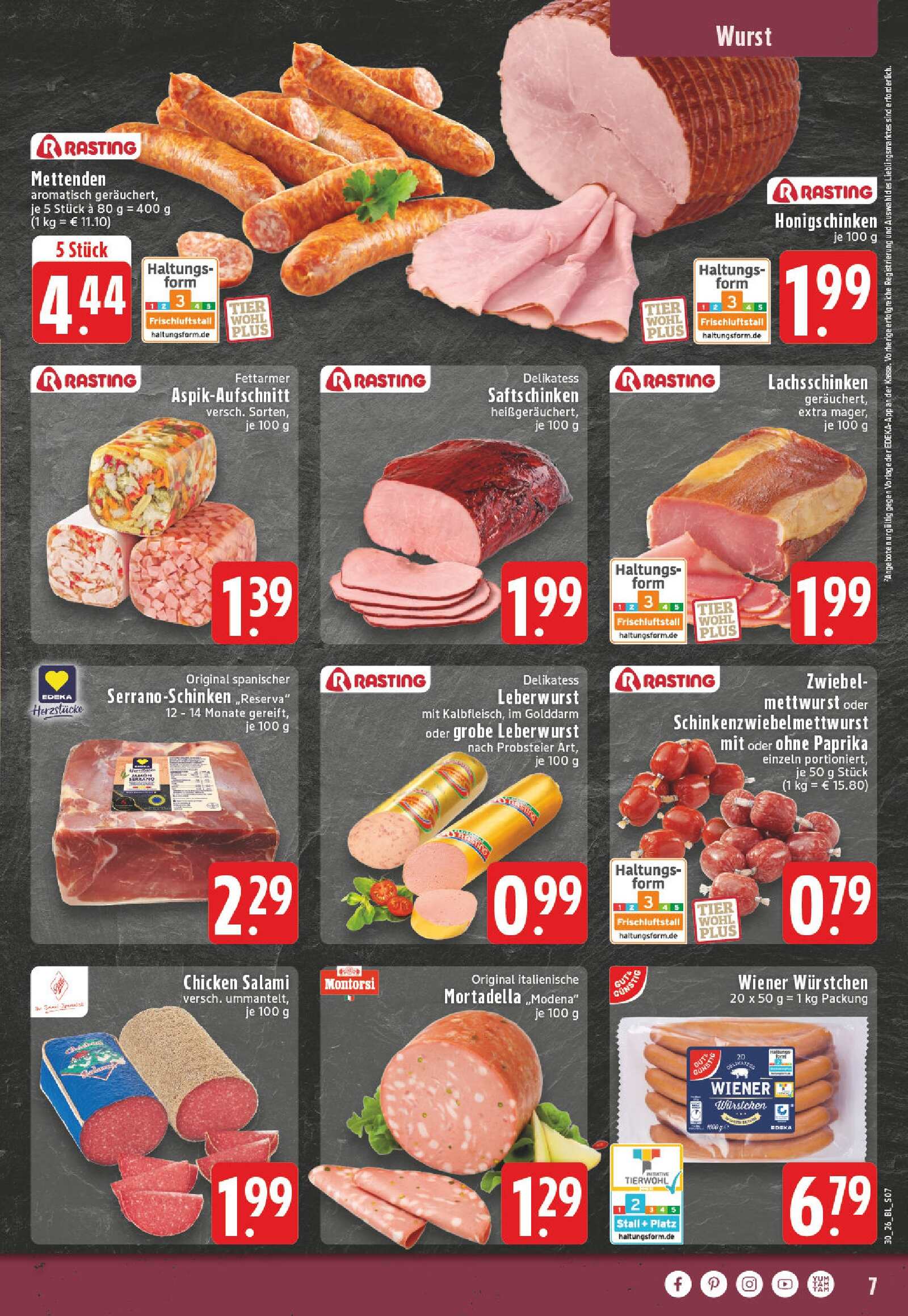 Edeka Prospekt ab Montag - Nordrhein - Westfalen Seite 7