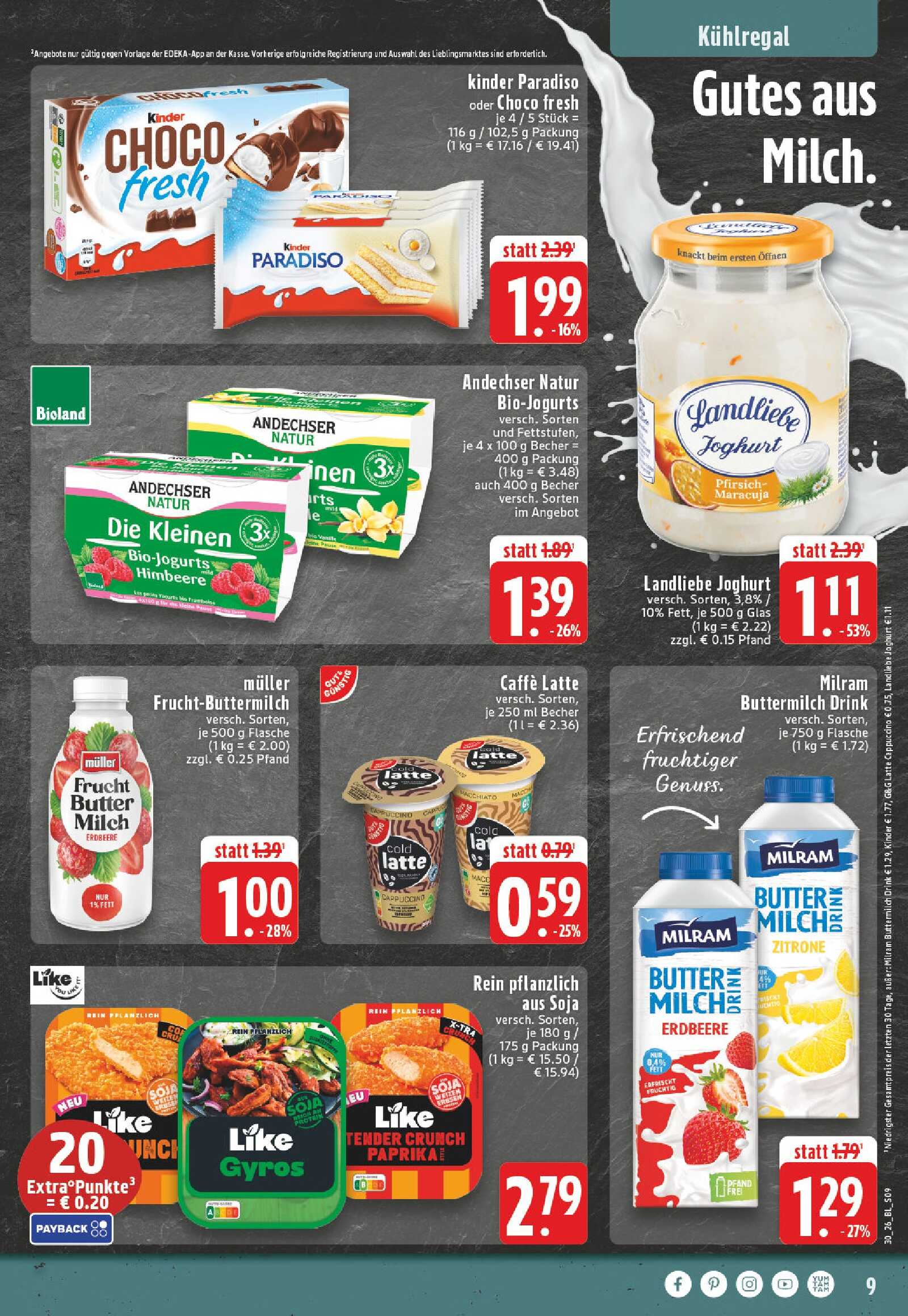 Edeka Prospekt ab Montag - Nordrhein - Westfalen Seite 9