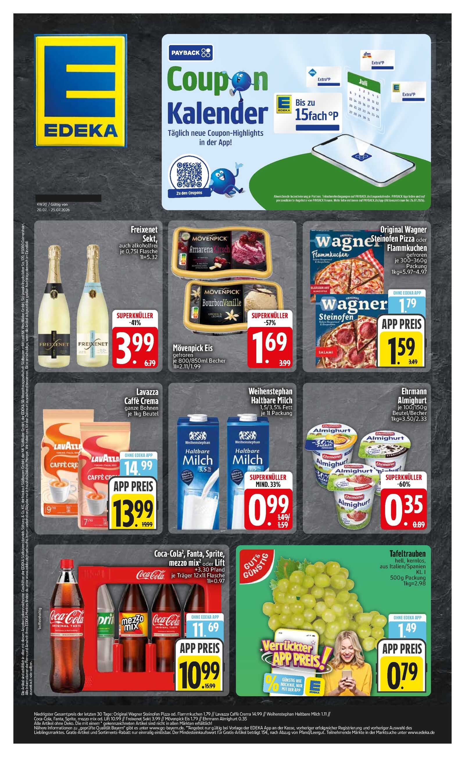 Edeka Prospekt ab Montag - Bayern Süd Prospekt Vorschau