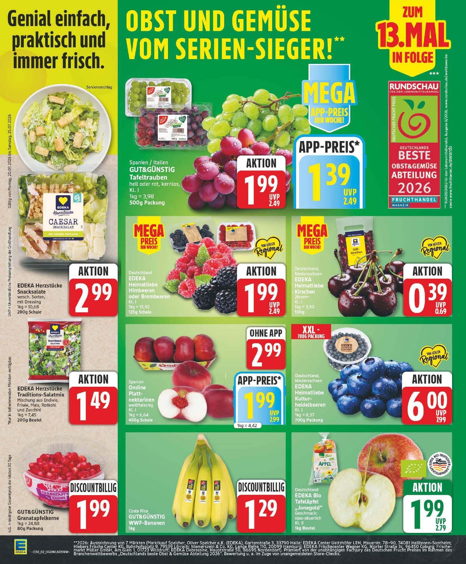 Edeka Prospekt ab Montag - Niedersachsen Seite 2