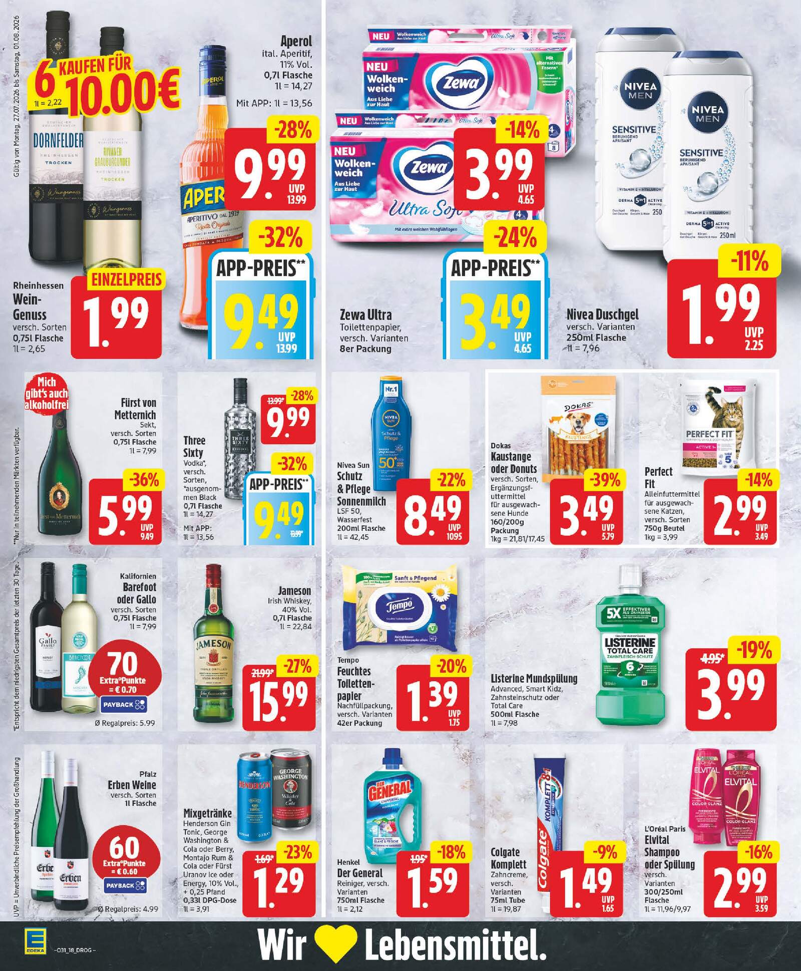 Edeka Prospekt ab Montag - Niedersachsen Seite 18