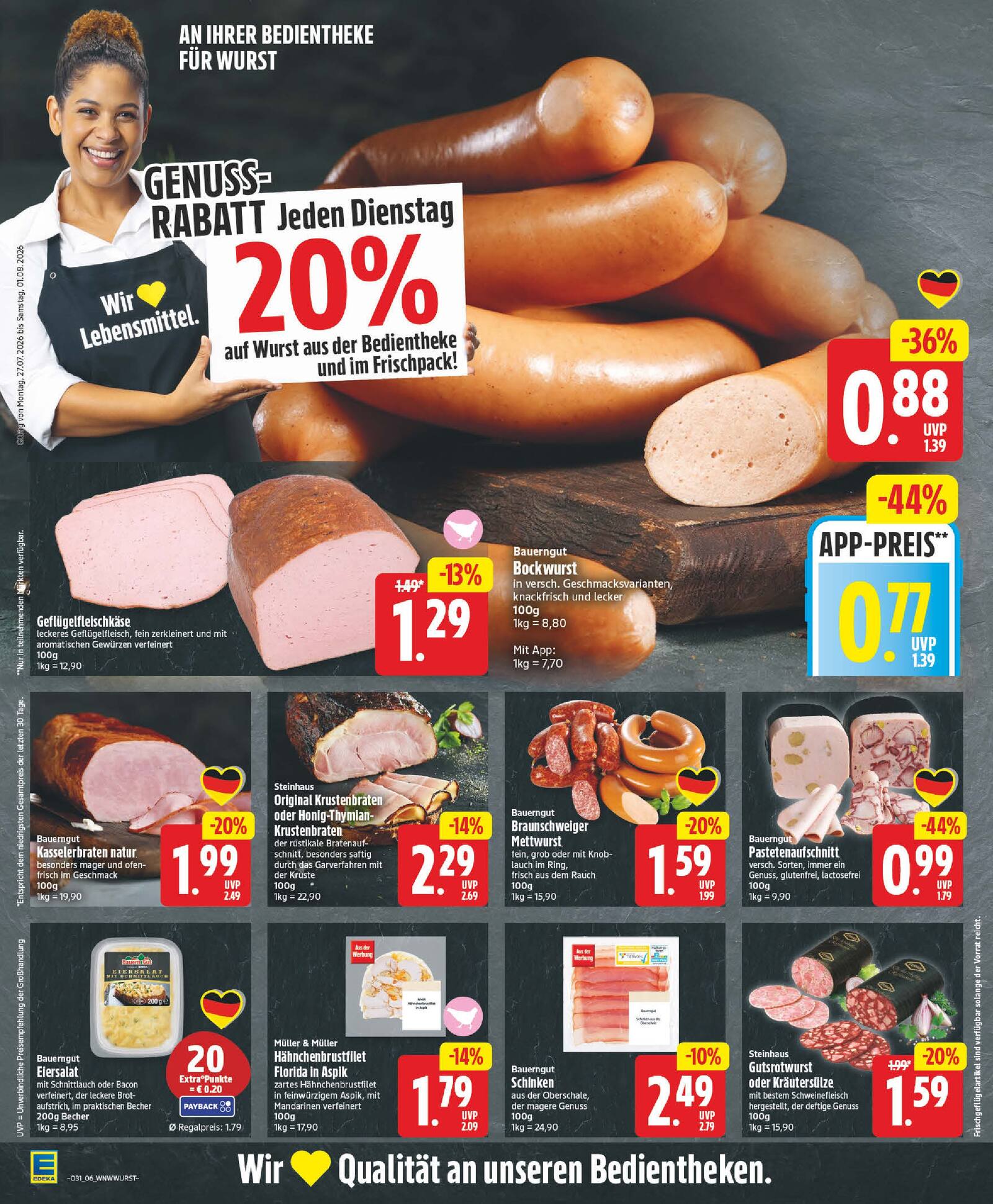 Edeka Prospekt ab Montag - Niedersachsen Seite 6