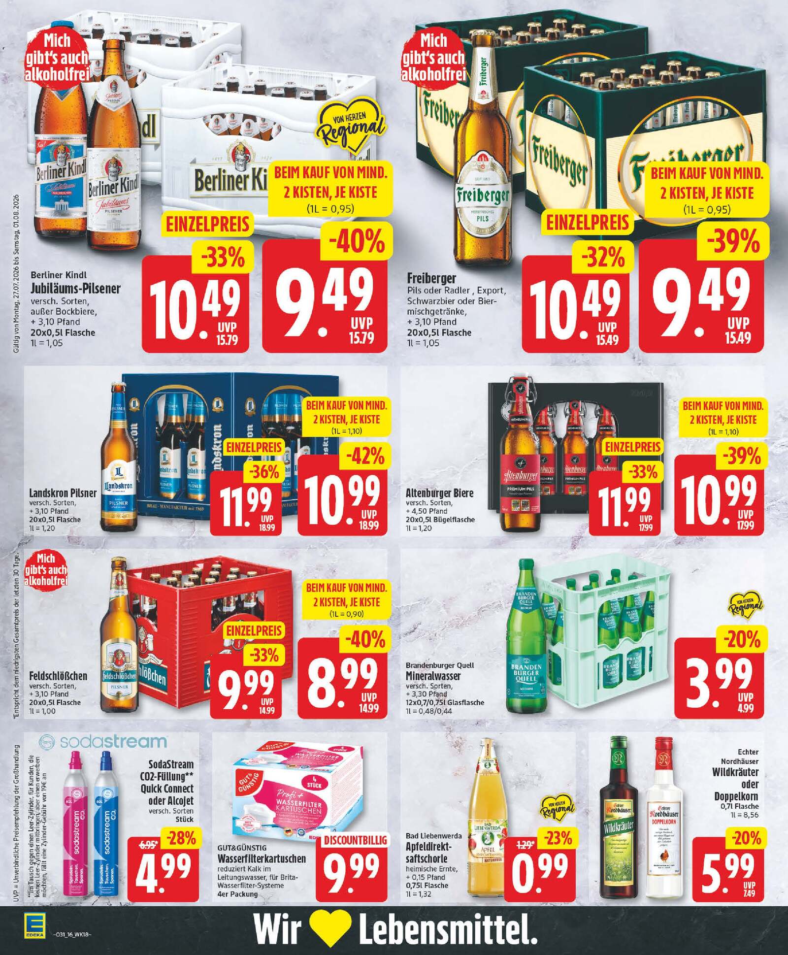 Edeka Prospekt ab Montag - Brandenburg Seite 16