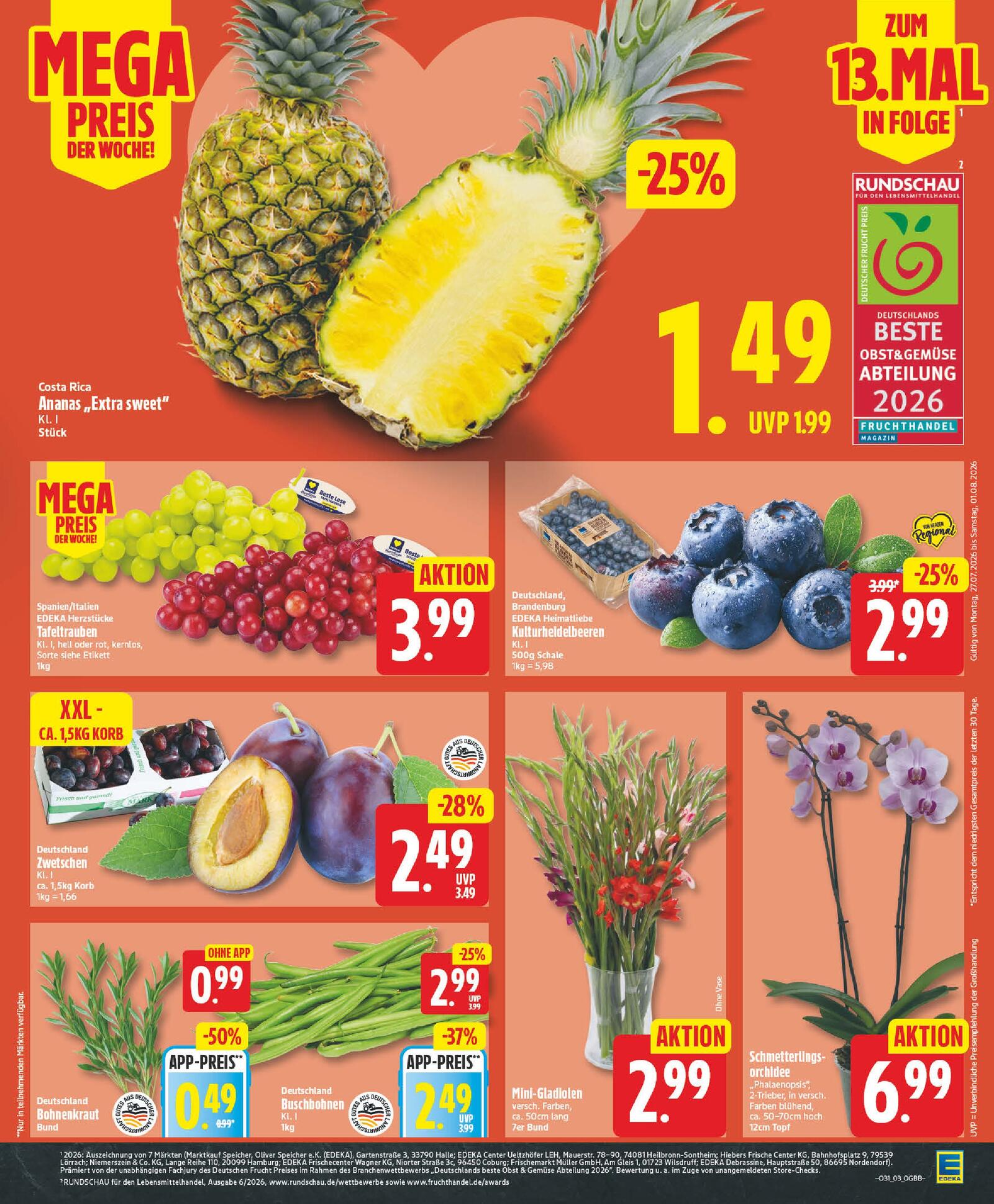 Edeka Prospekt ab Montag - Brandenburg Seite 3