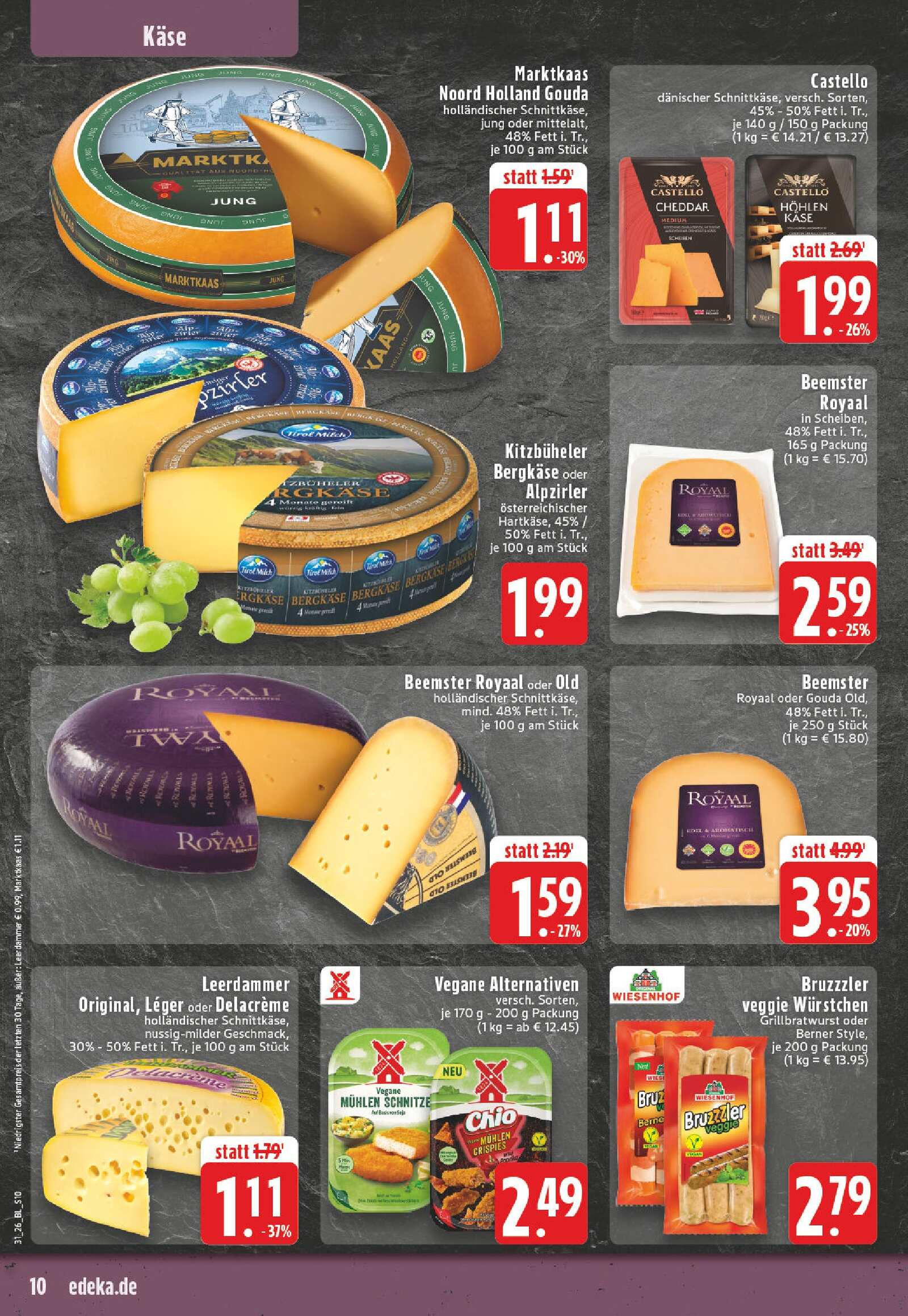 Edeka Prospekt ab Montag - Nordrhein - Westfalen Seite 10