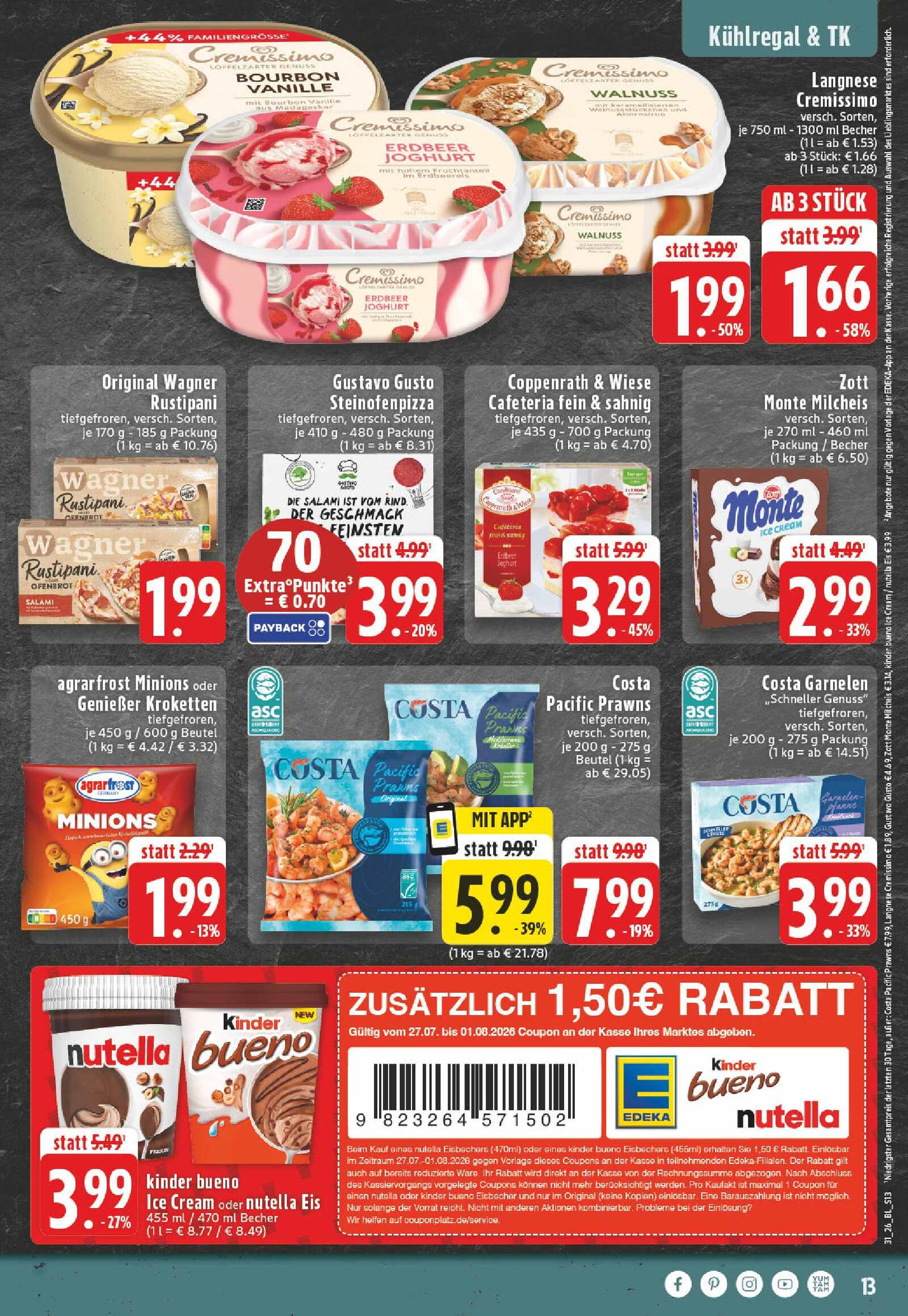 Edeka Prospekt ab Montag - Nordrhein - Westfalen Seite 13