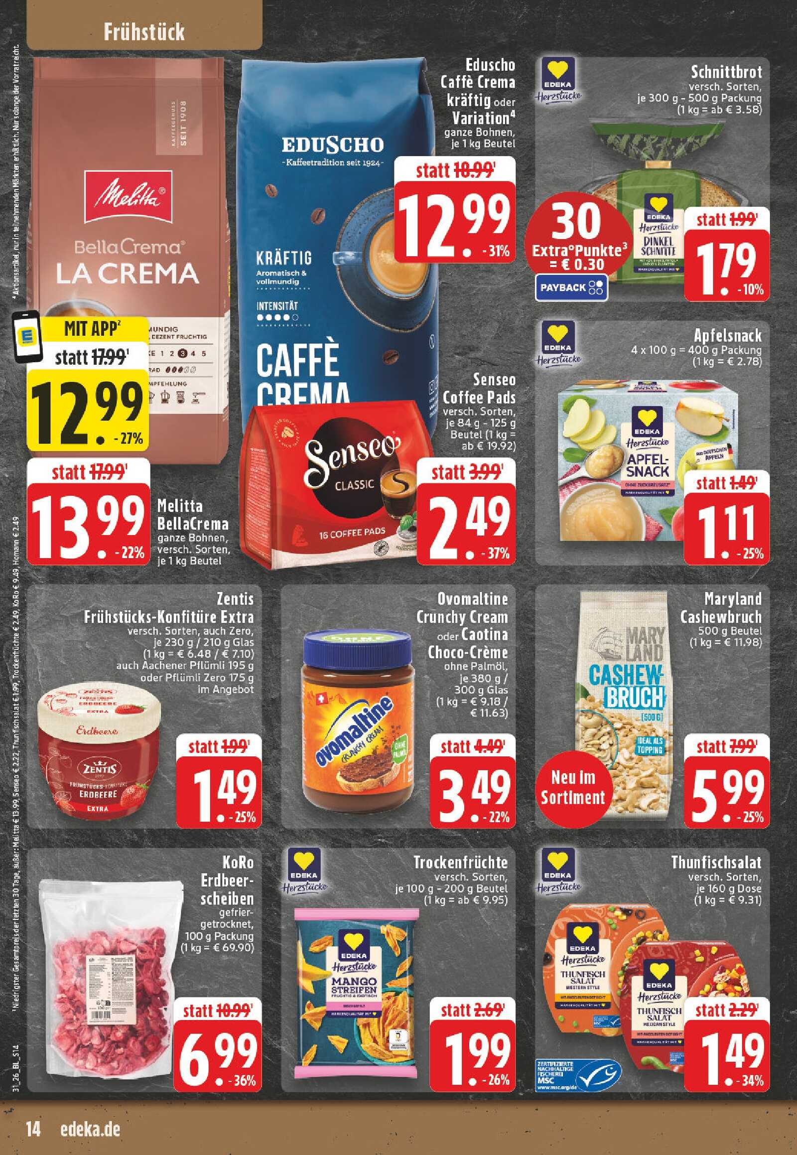 Edeka Prospekt ab Montag - Nordrhein - Westfalen Seite 14