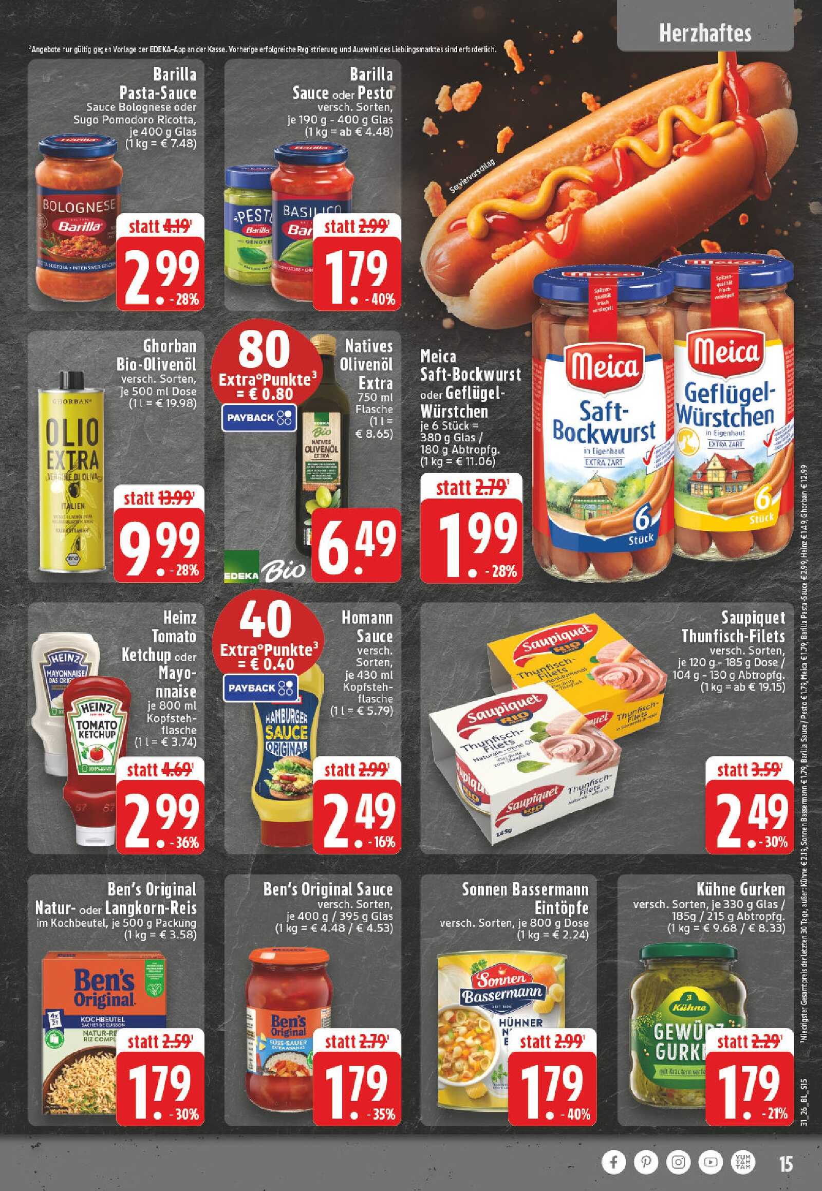 Edeka Prospekt ab Montag - Nordrhein - Westfalen Seite 15