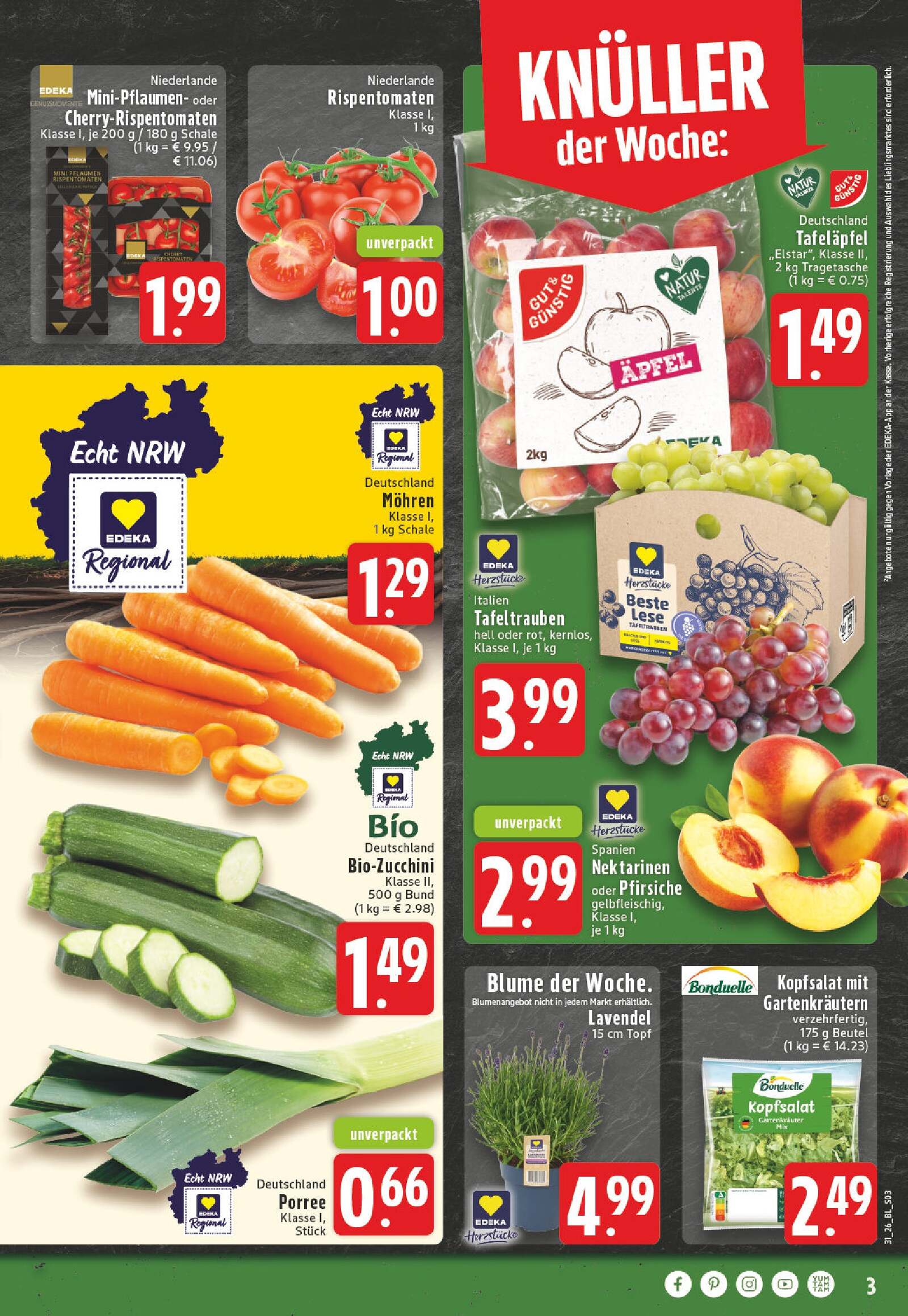 Edeka Prospekt ab Montag - Nordrhein - Westfalen Seite 3