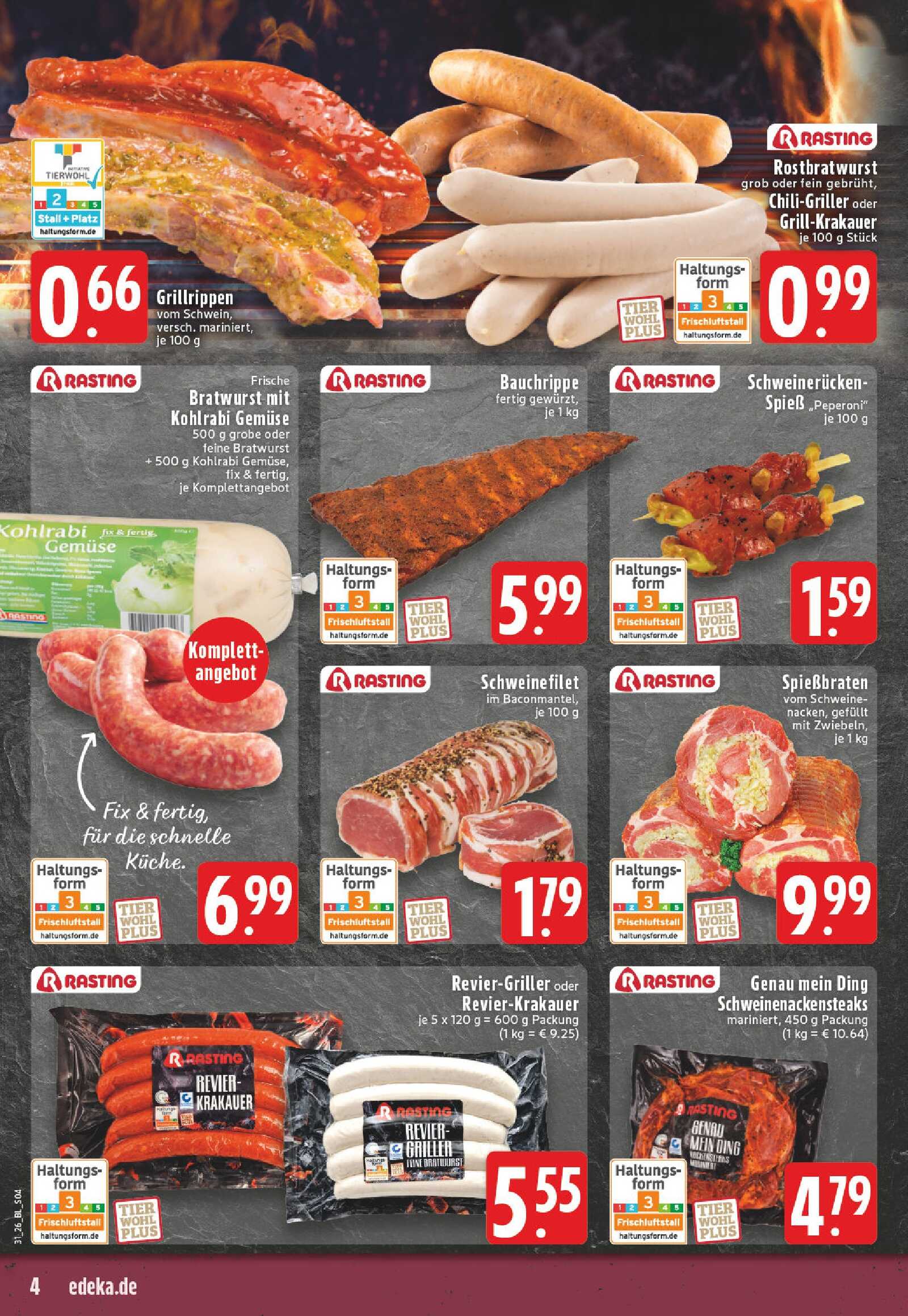 Edeka Prospekt ab Montag - Nordrhein - Westfalen Seite 4