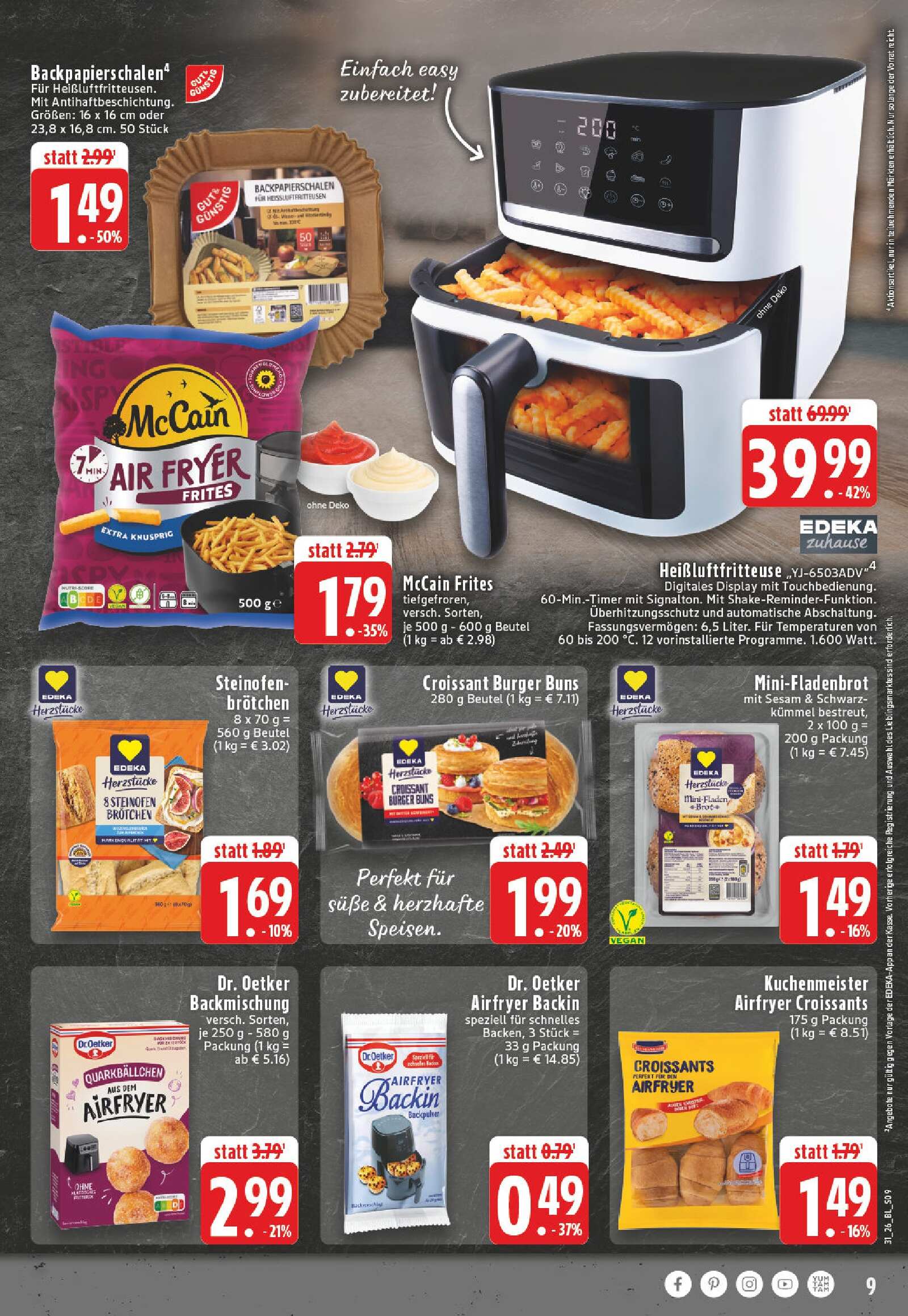 Edeka Prospekt ab Montag - Nordrhein - Westfalen Seite 9