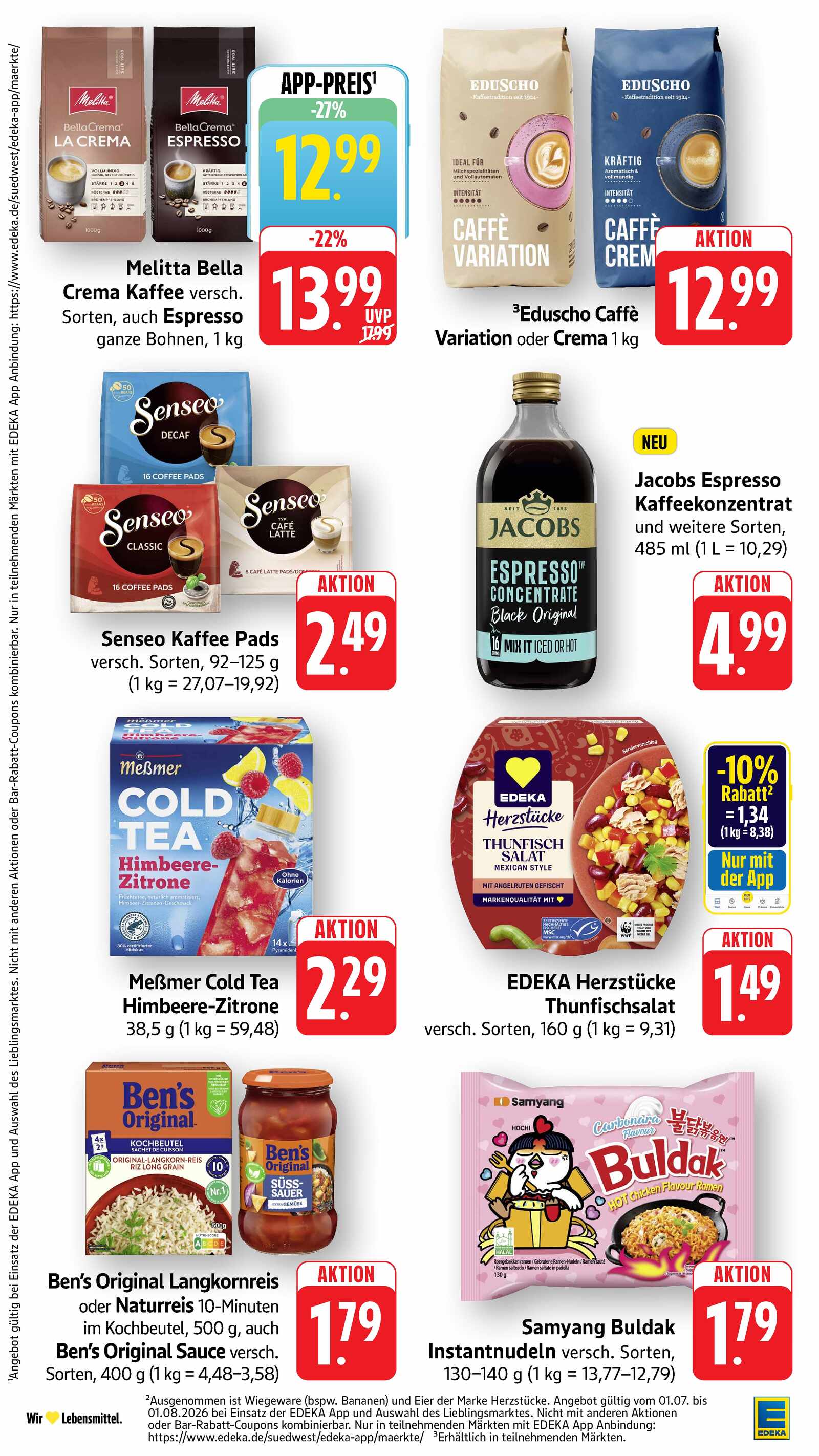 Edeka Prospekt ab Montag - Hessen Seite 25