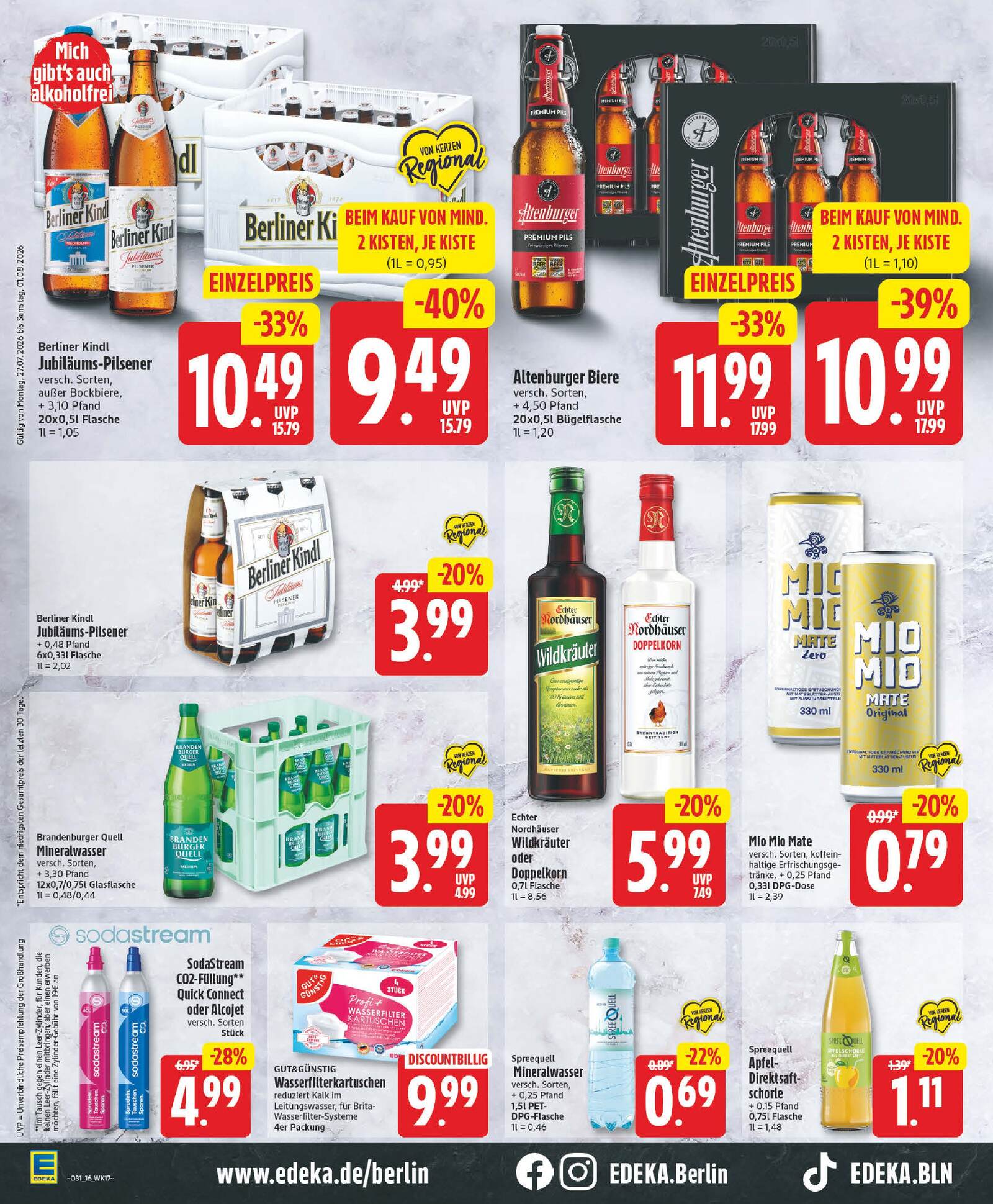 Edeka Prospekt ab Montag - Berlin Seite 16