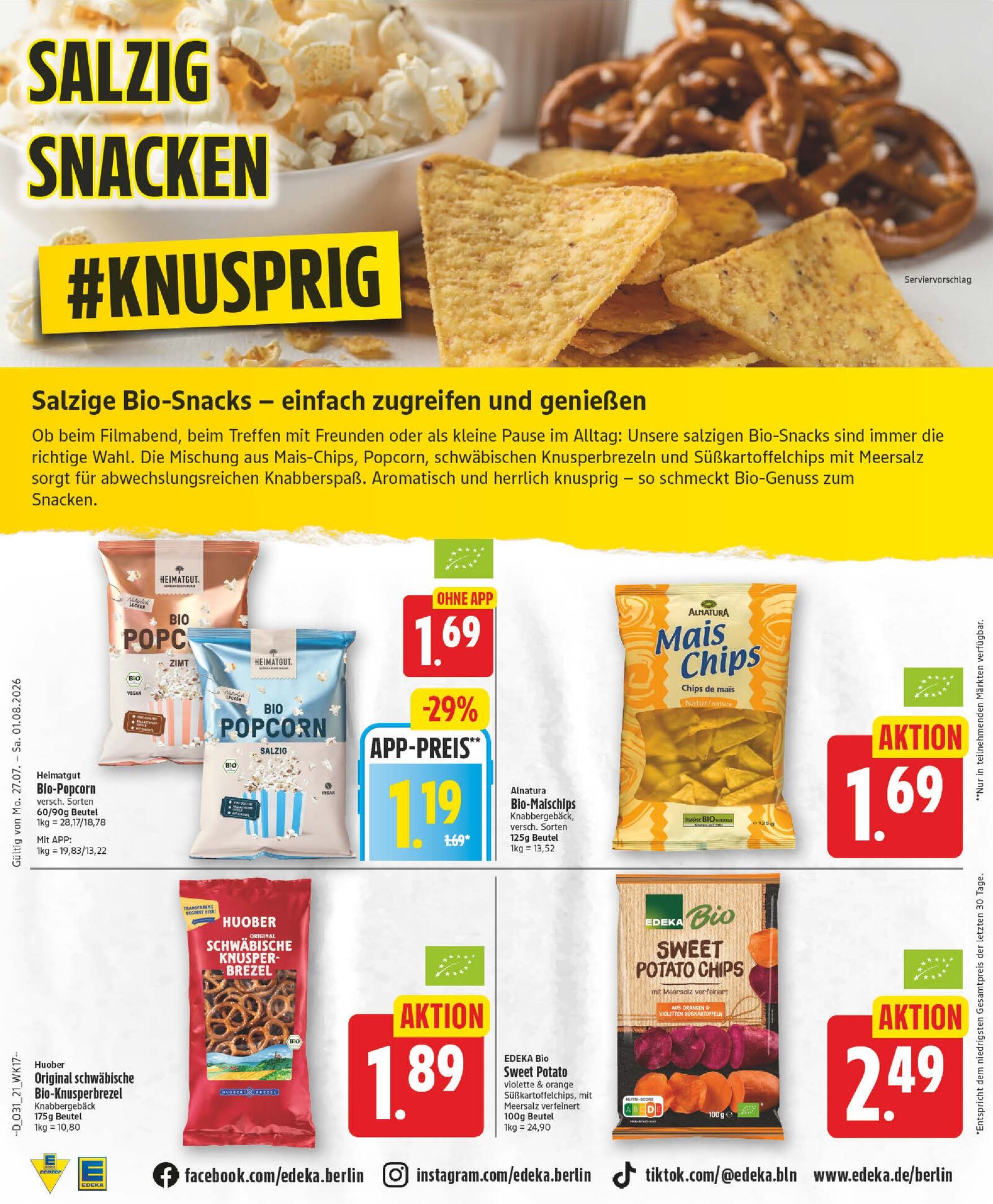 Edeka Prospekt ab Montag - Berlin Seite 21