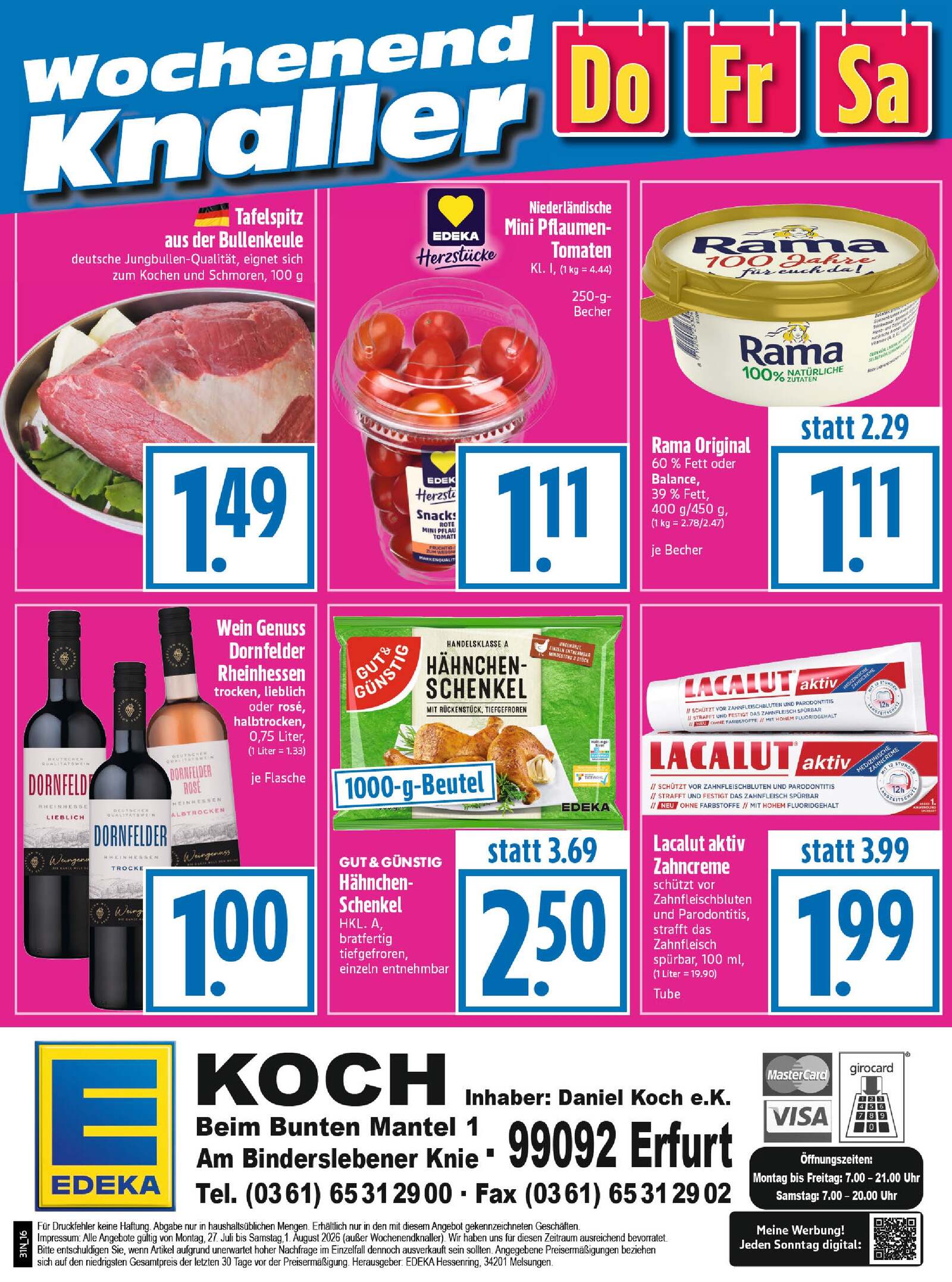 Edeka Prospekt ab Montag - Thüringen Seite 18