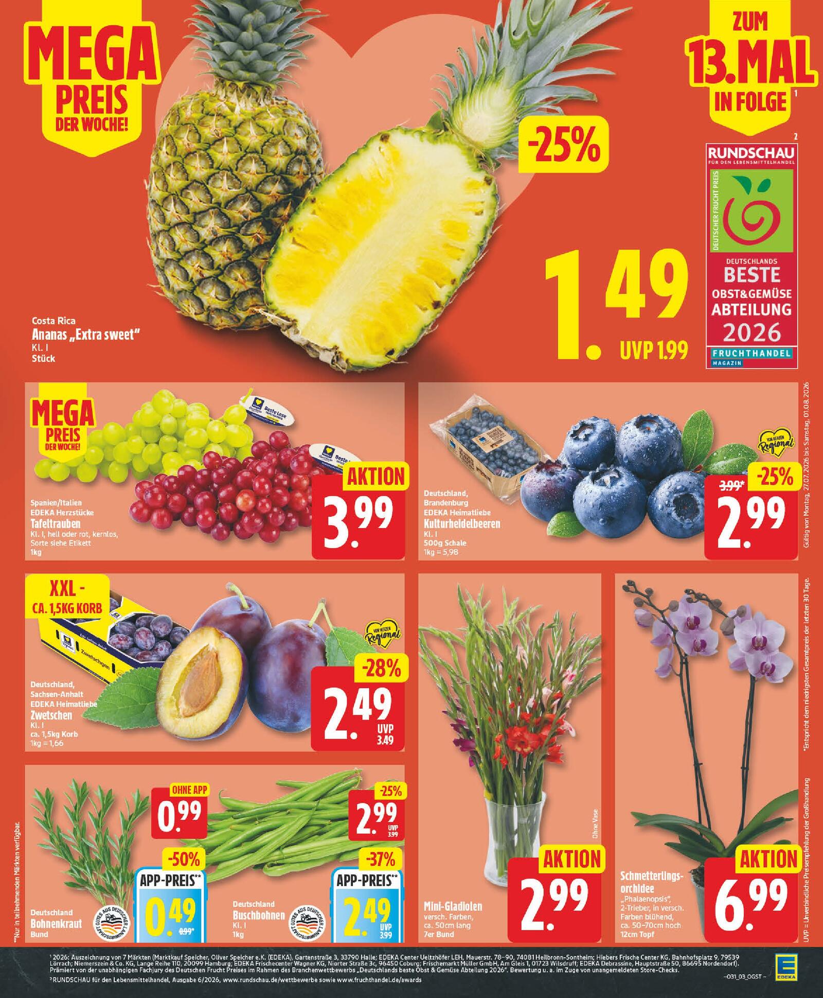 Edeka Prospekt ab Montag - Sachsen-Anhalt Seite 3