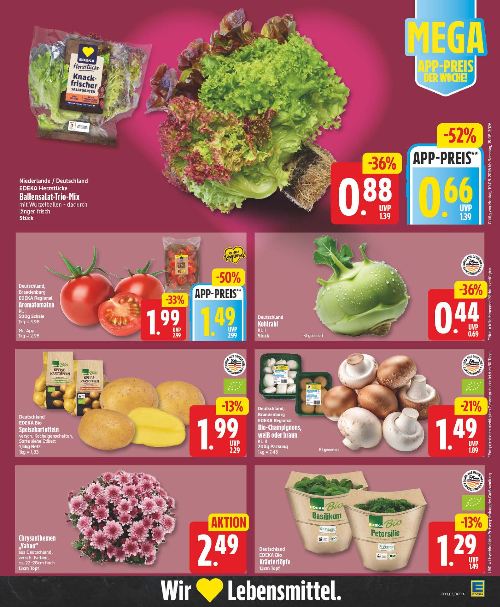 Edeka Prospekt ab Montag - Brandenburg Seite 3