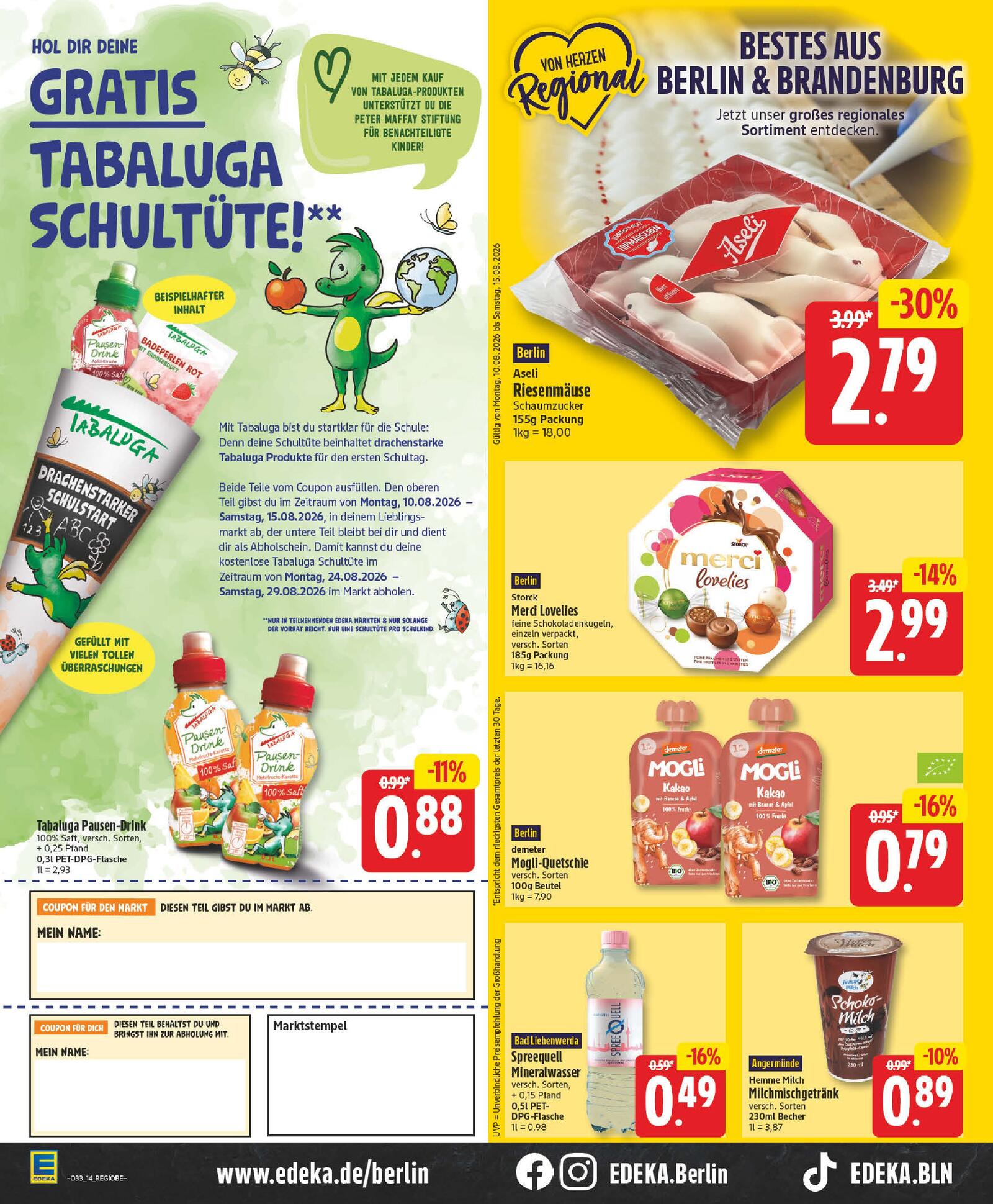 Edeka Prospekt ab Montag - Berlin Seite 14