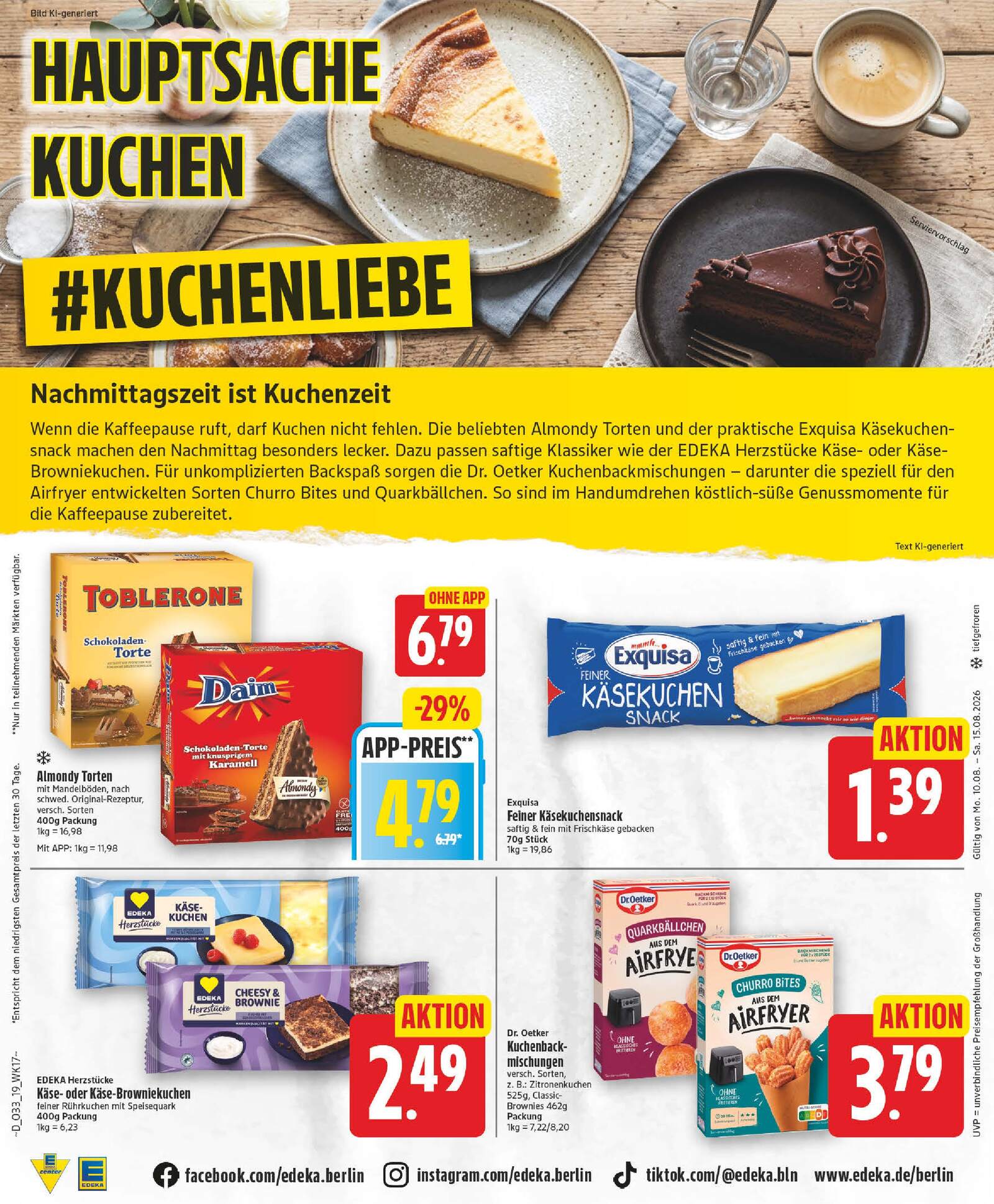 Edeka Prospekt ab Montag - Berlin Seite 19