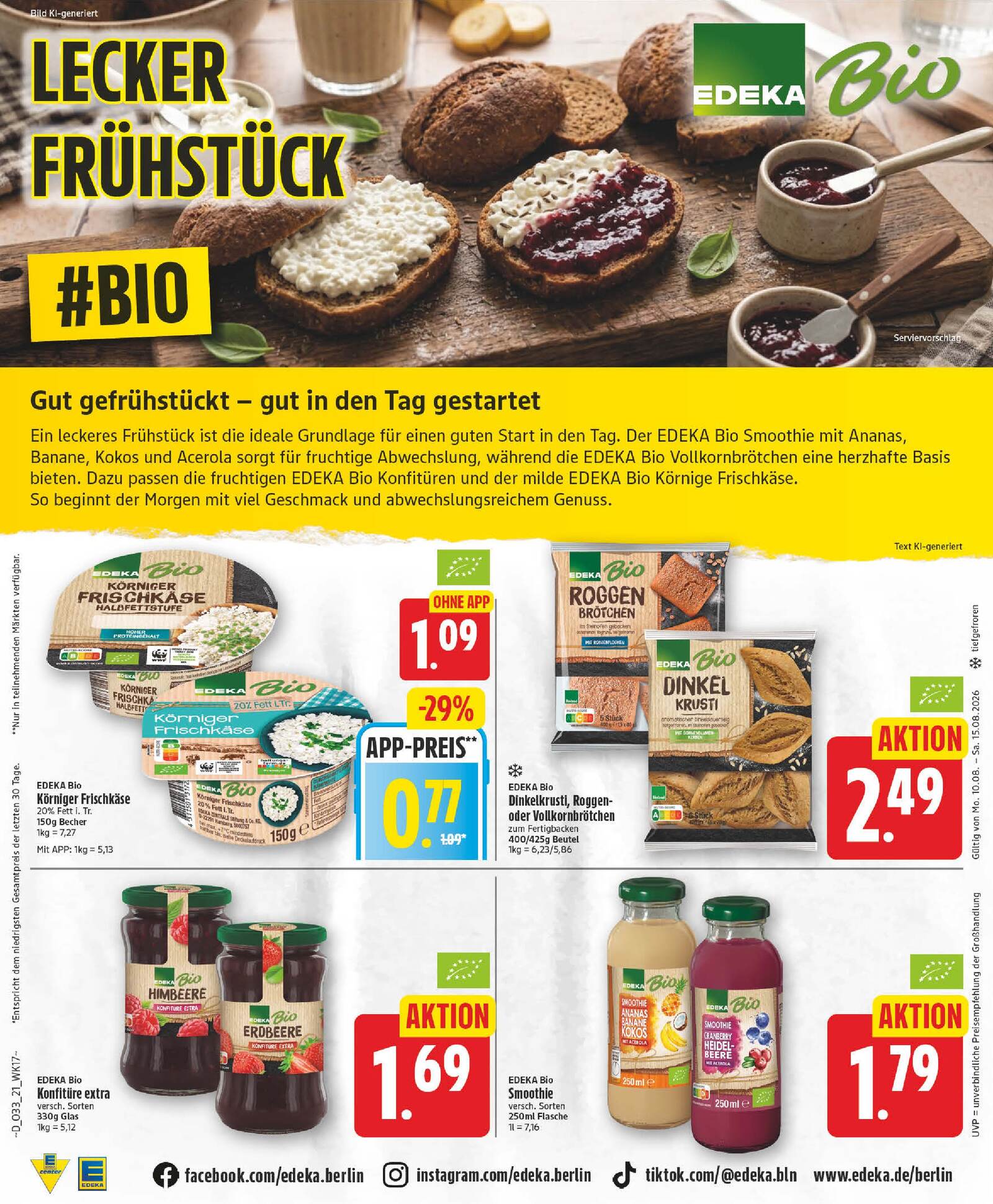 Edeka Prospekt ab Montag - Berlin Seite 21