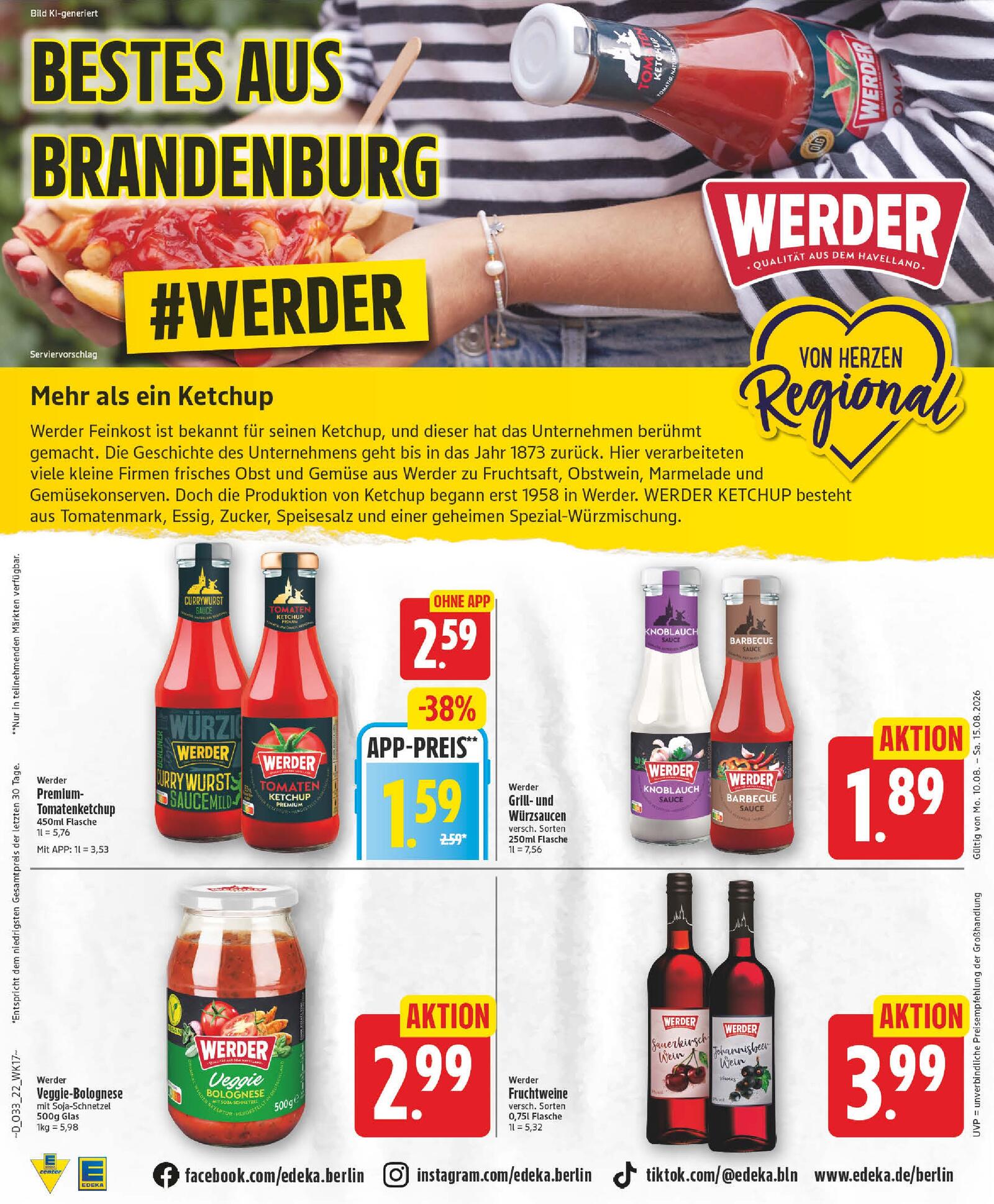 Edeka Prospekt ab Montag - Berlin Seite 22