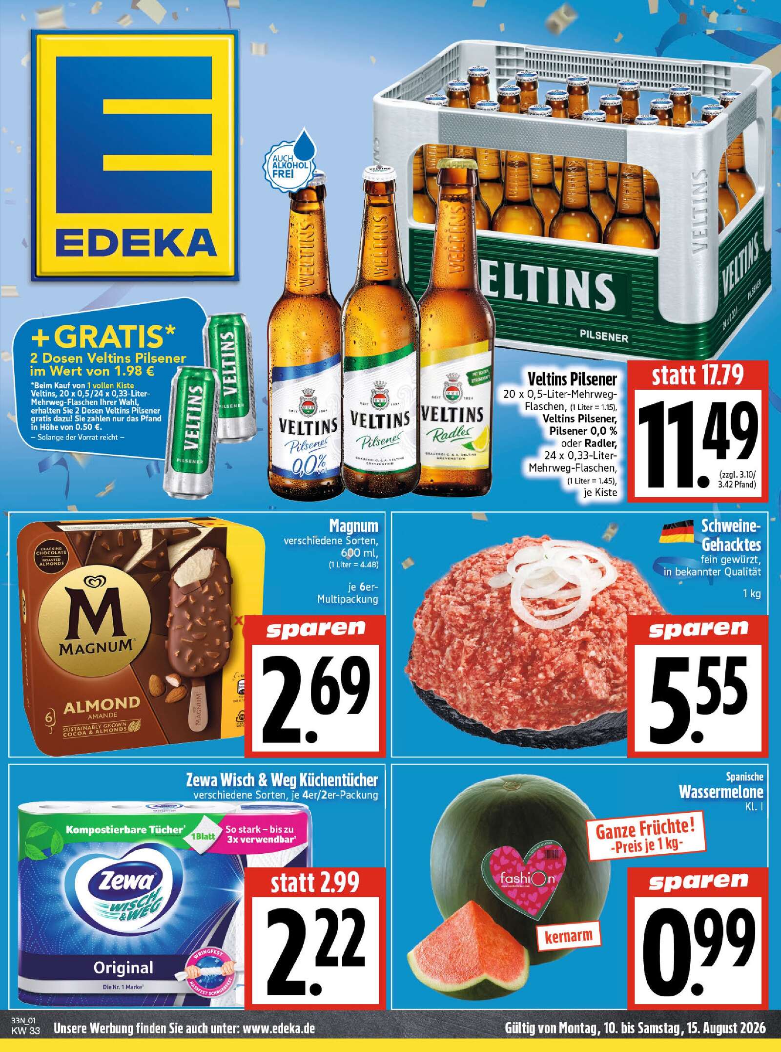 Edeka Prospekt ab Montag - Thüringen Seite 1