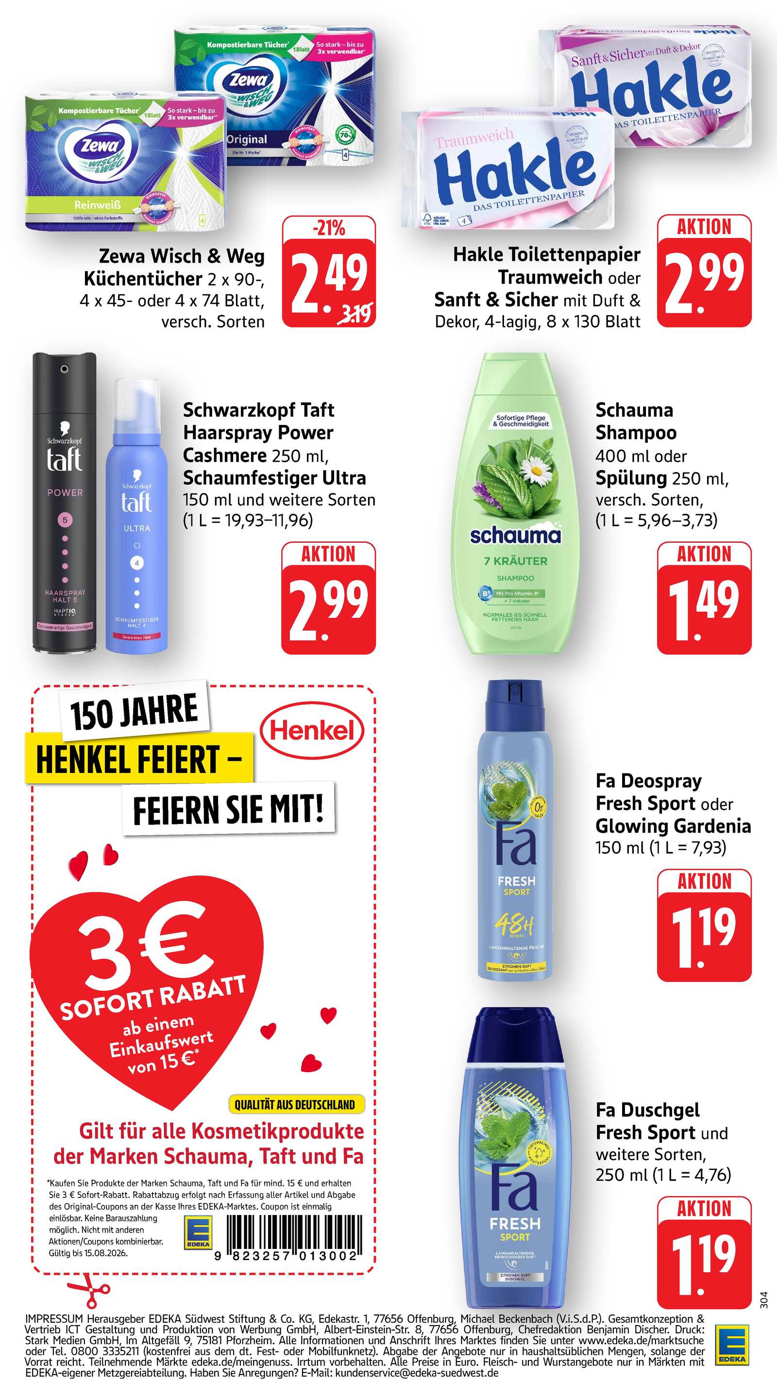 Edeka Prospekt ab Montag - Rheinland - Pfalz Seite 34