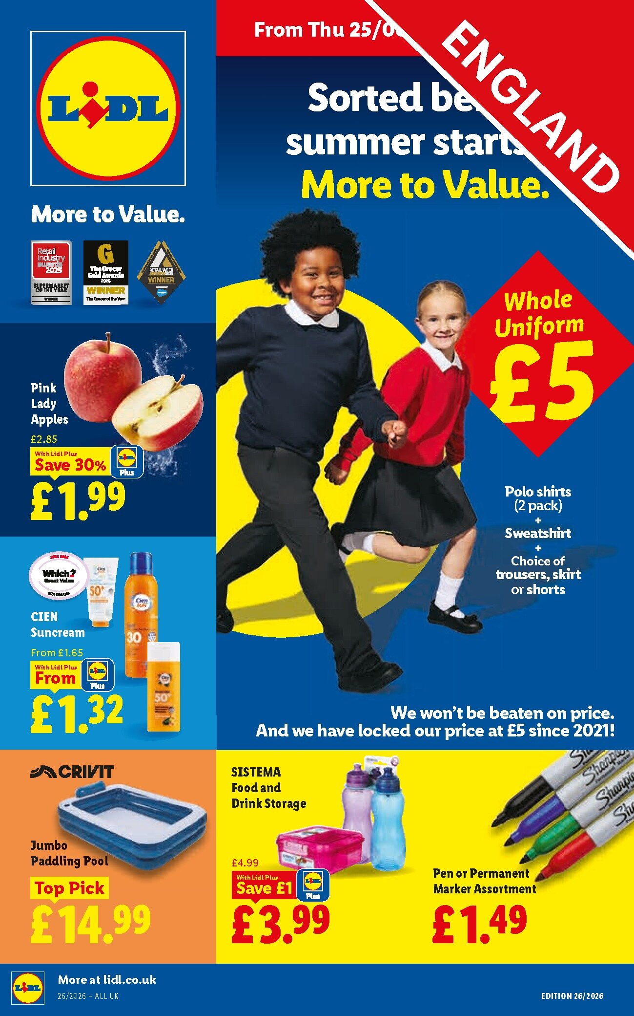 Lidl Weekly Leaflet - England page 1