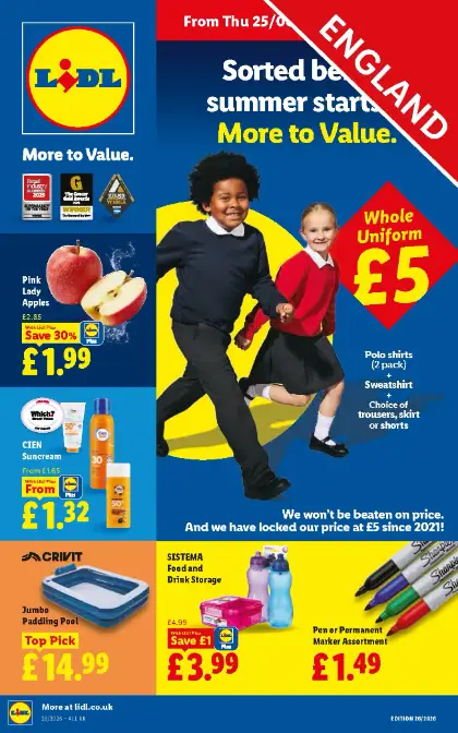 Lidl Weekly Leaflet - England leaflet preview