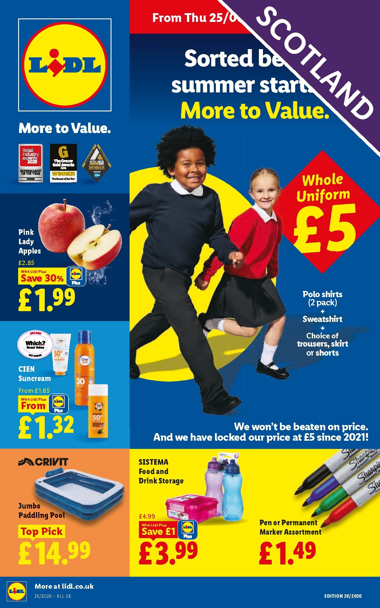 Lidl Weekly Leaflet - Scotland page 1